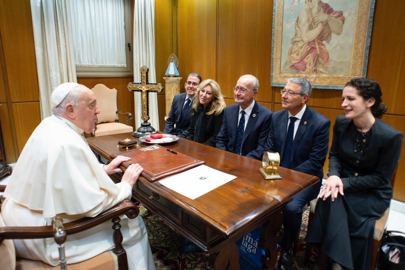 El Papa Francisco Resalta El Hermanamiento M Laga Sevilla Para La Gran