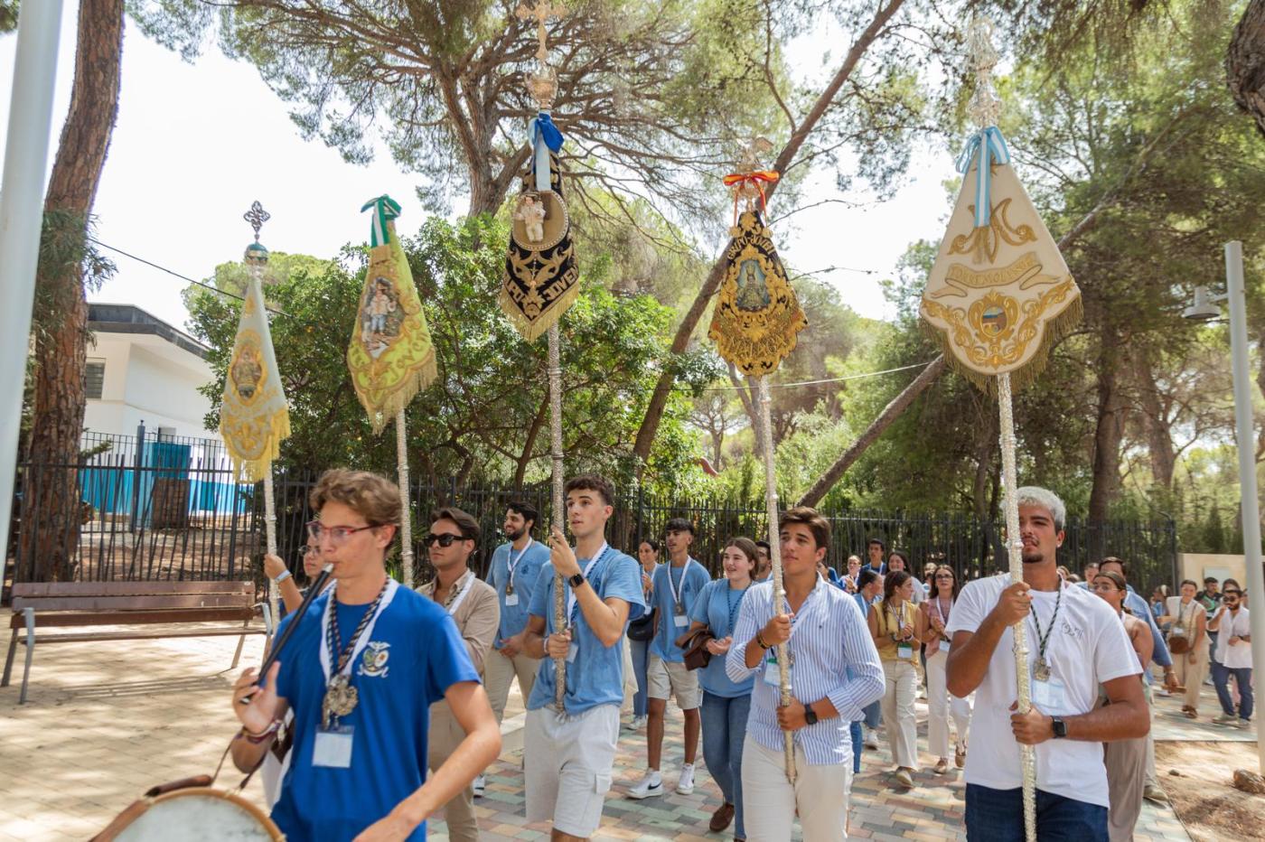 Encuentro de jóvenes rocieros en Marbella