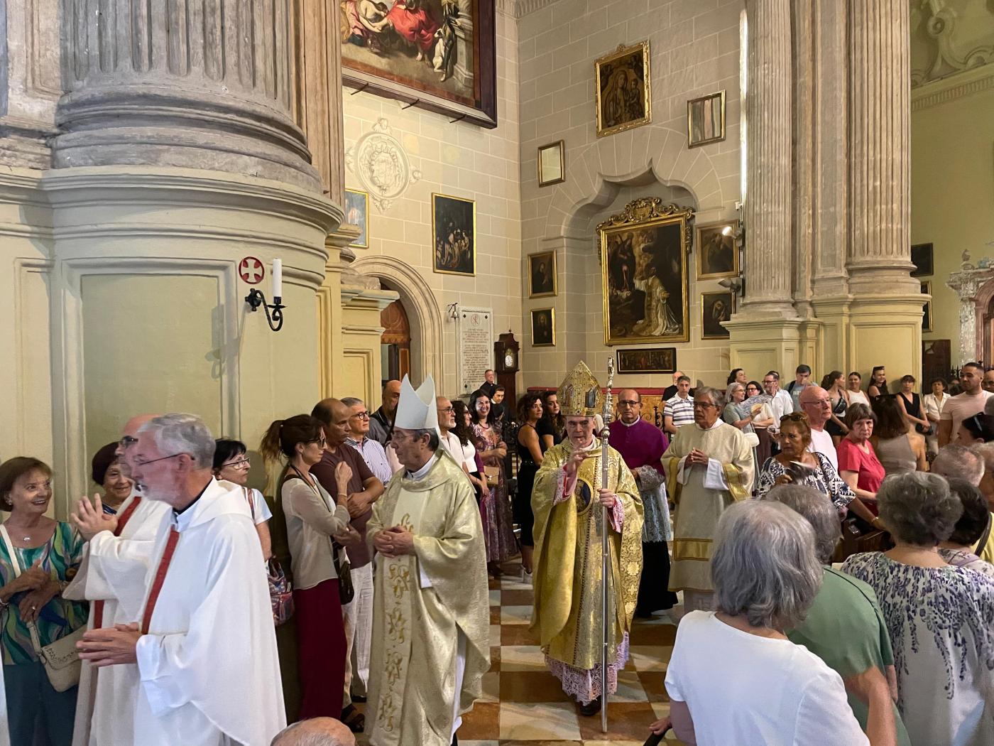 Misa Estacional en la festividad de Santa María de la Victoria 2024. FOTO: E. LLAMAS