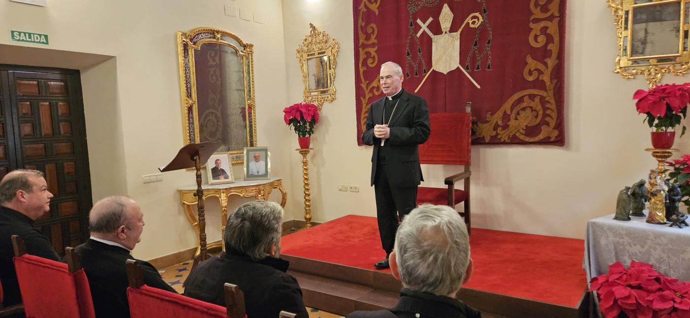 Discurso de Mons. Catalá en la felicitación de la curia con motivo de la Navidad y por su cumpleaños