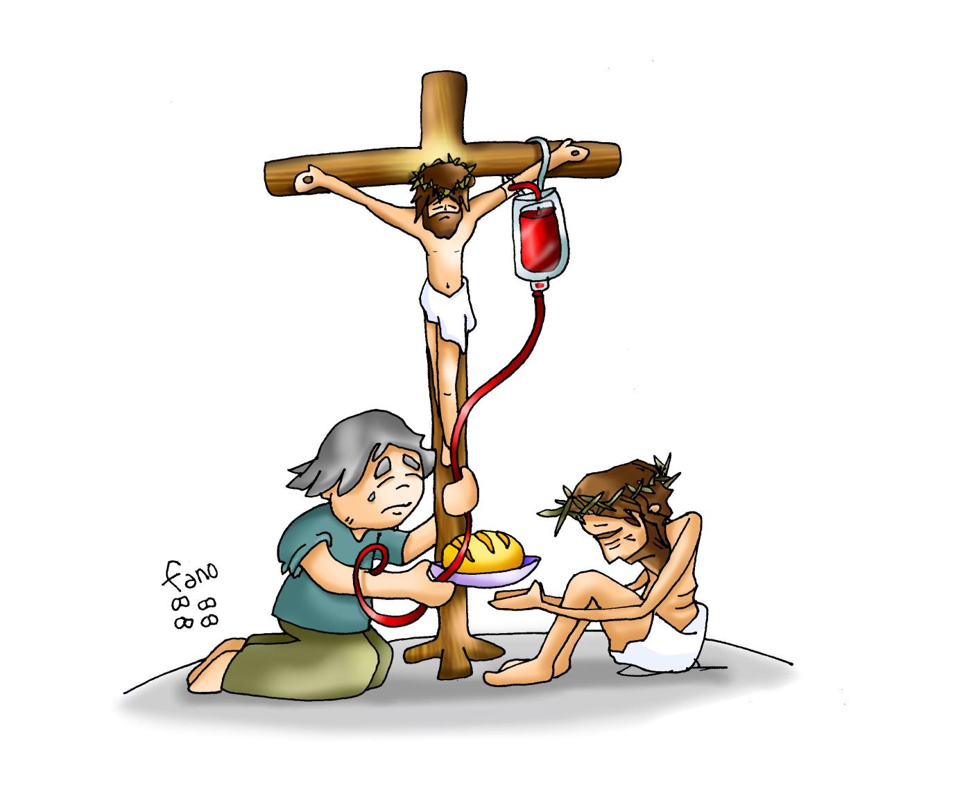 "Jesús se dona y nos...