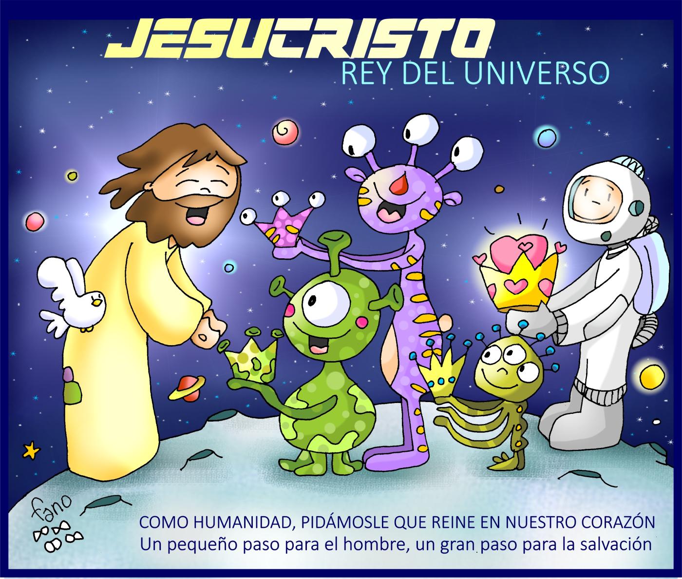 Jesús rey del univer...