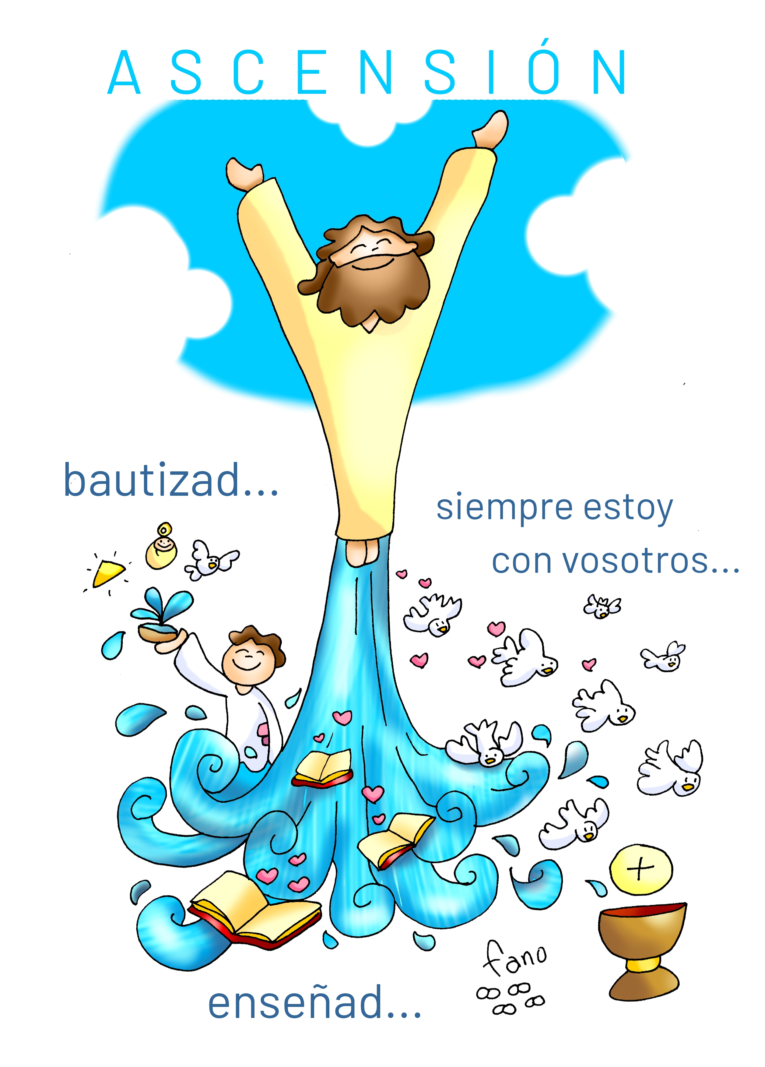 Dibujos Fano: Subes al cielo para estar más cerca de nosotros
