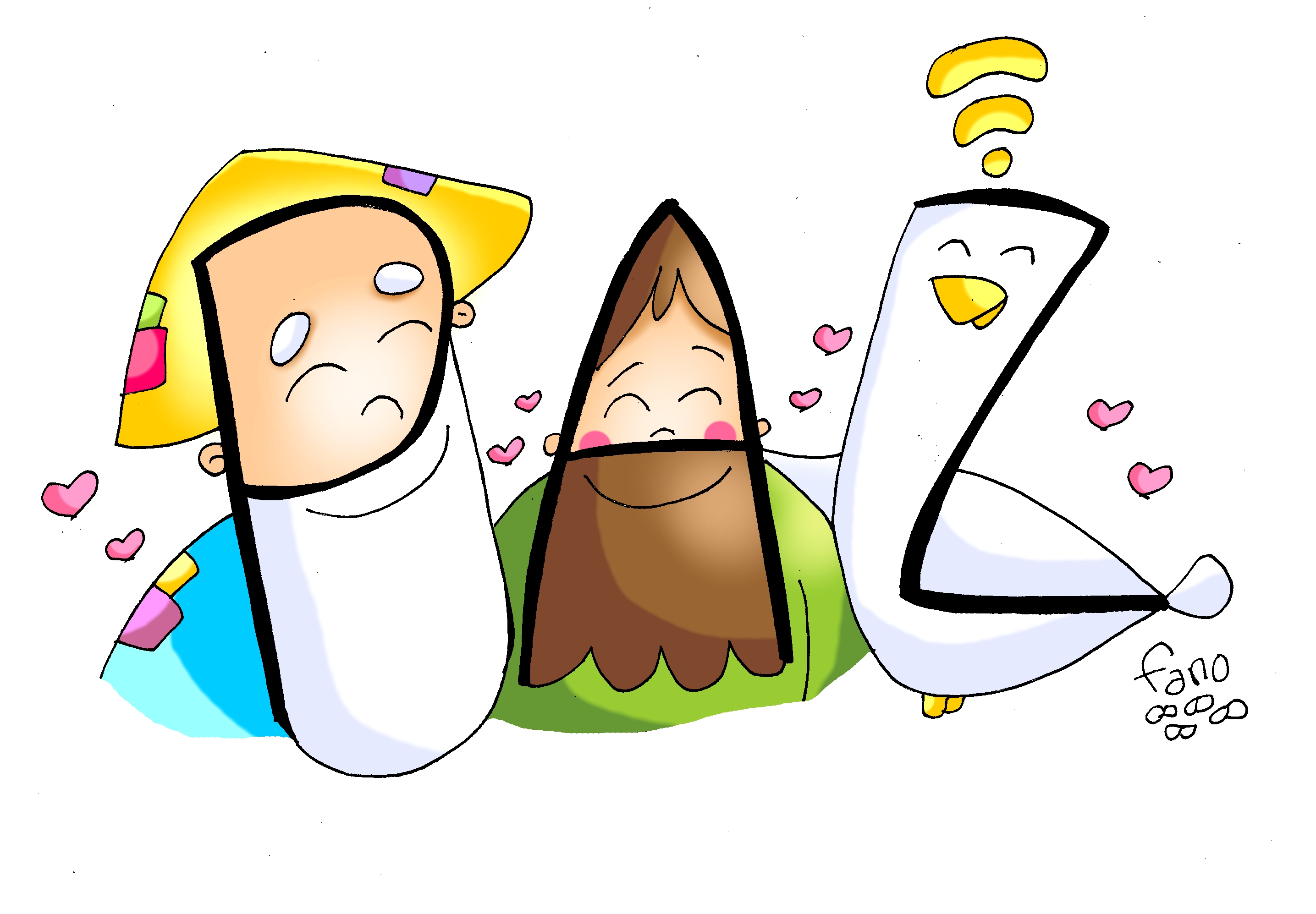 Dibujos Fano: Busca una PAZ trinitaria