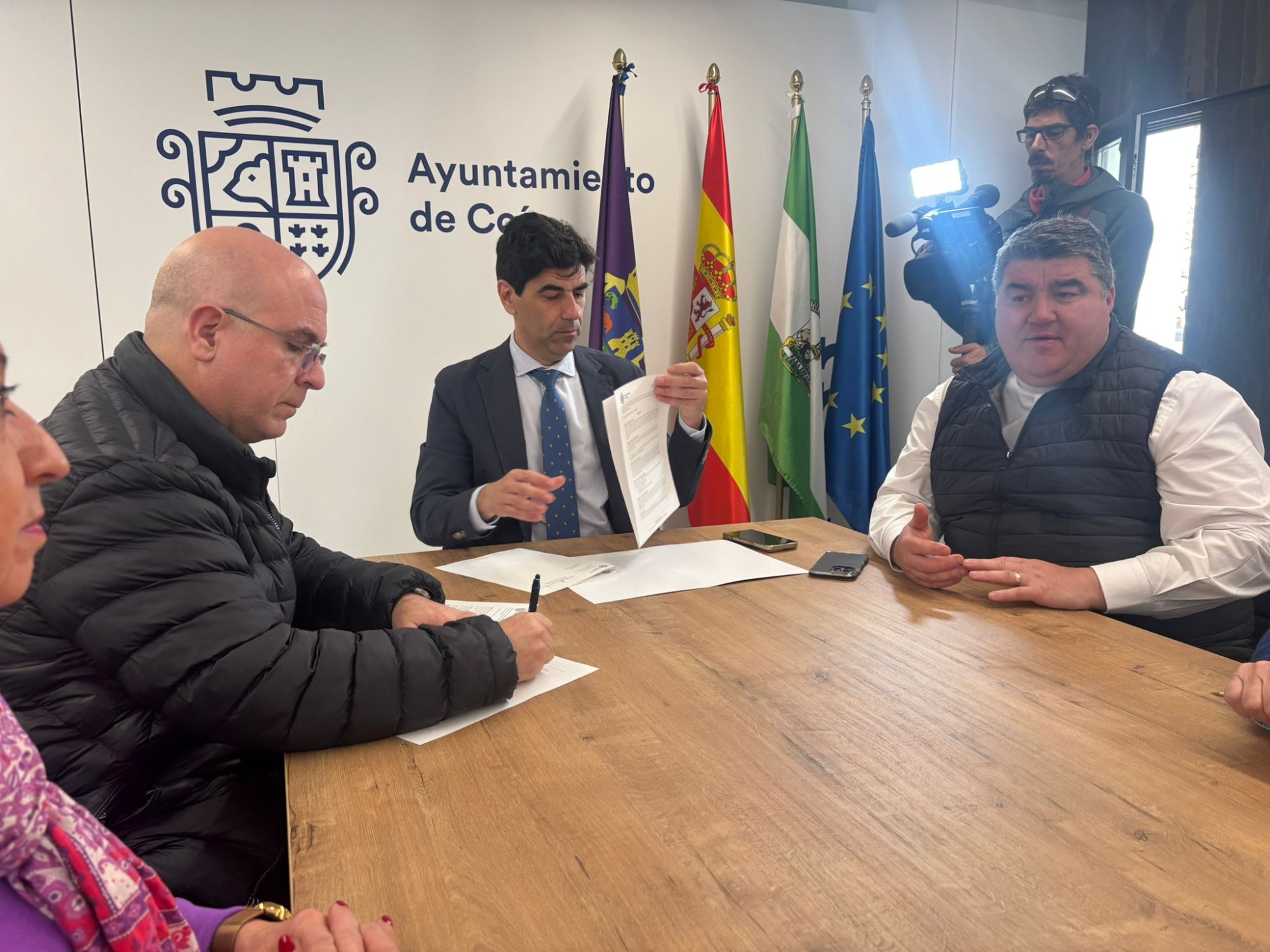 COÍN. Acuerdo con el Ayuntamiento para rehabilitar la ermita de la Fuensanta