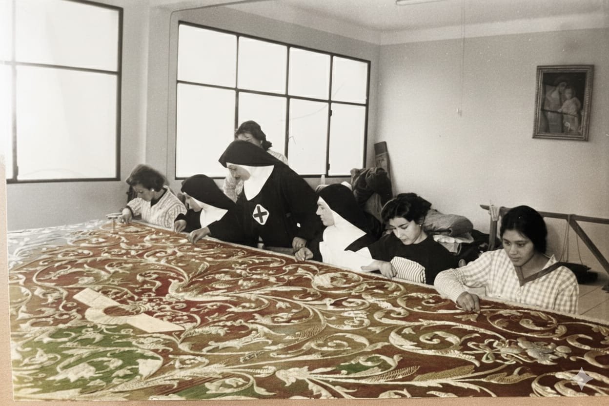 Taller de bordado de las trinitarias