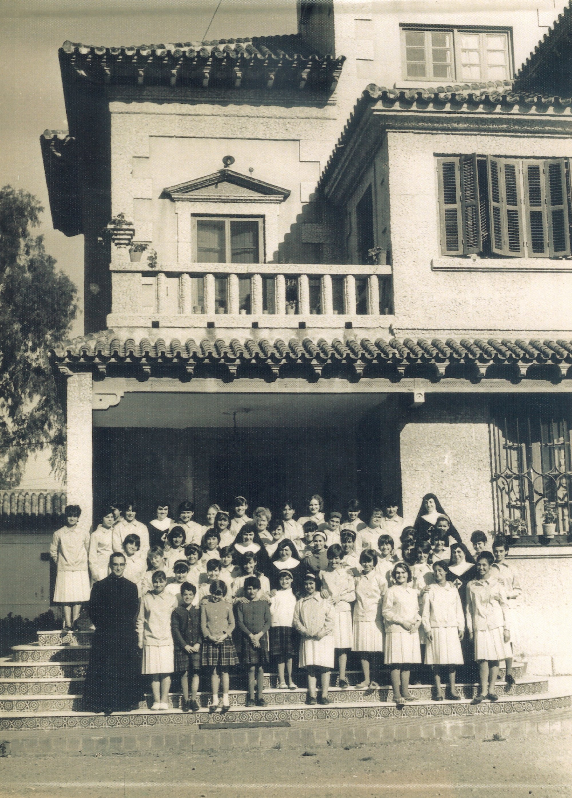 Foto histórica de las trinitarias en Málaga