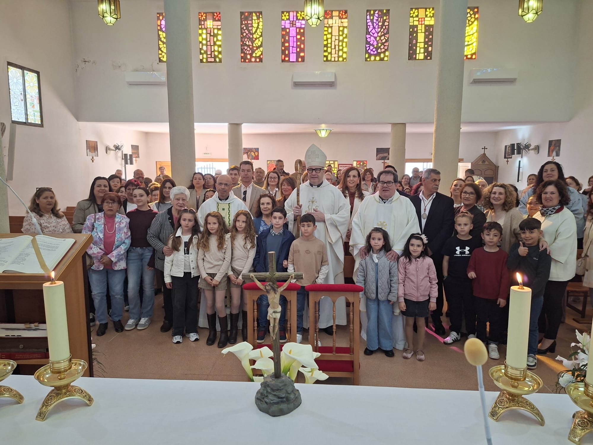 La Eucaristía del Domingo de Resurrección de Mons. Satué en Santa Rosalía-Maqueda