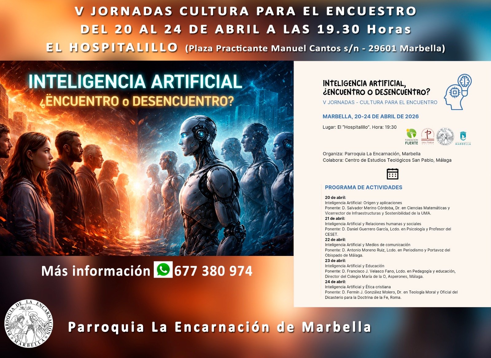 Cartel del Ciclo "Cultura del Encuentro" 2026