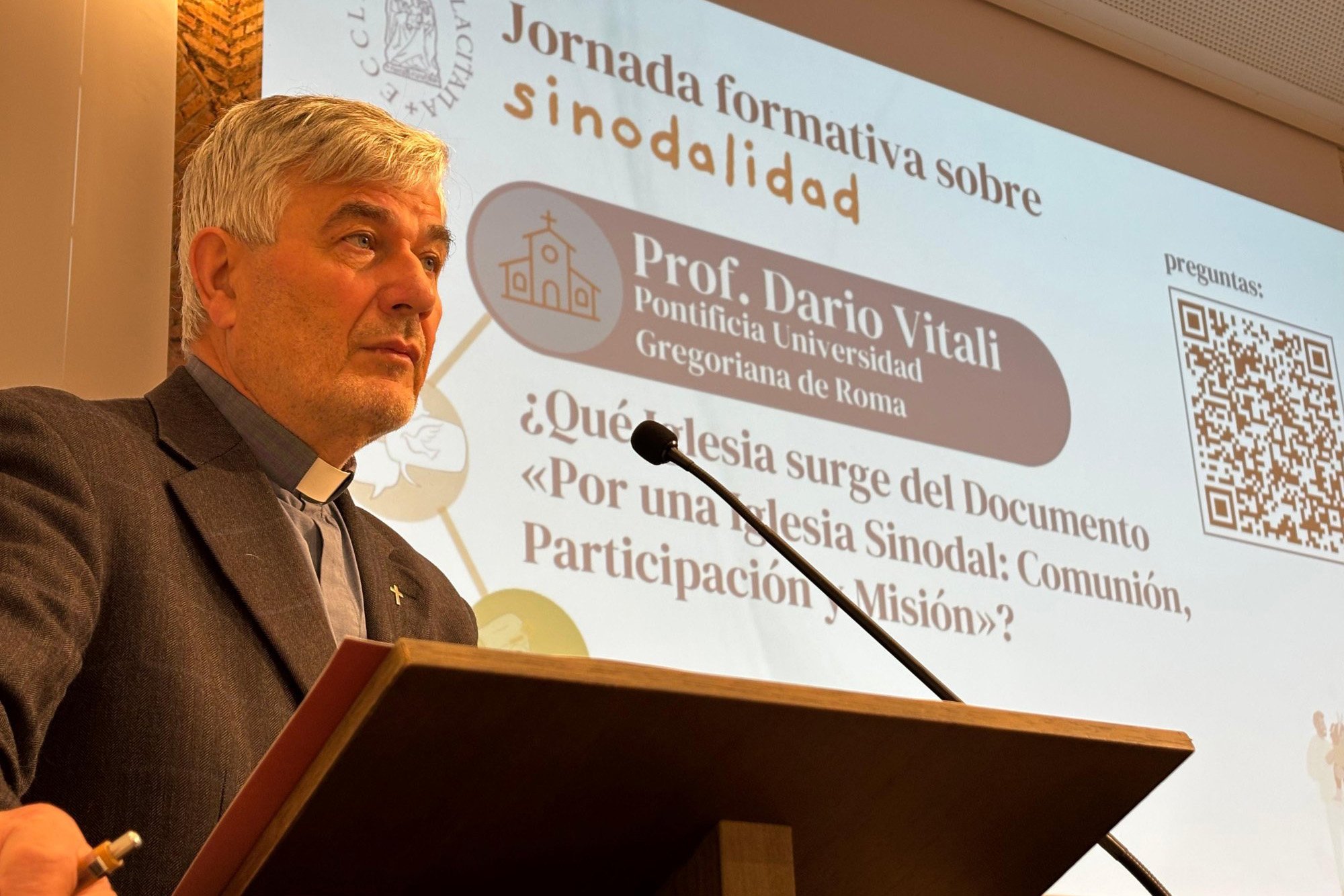 Ponencia de Dario Vitali en la Jornada sobre Sinodalidad