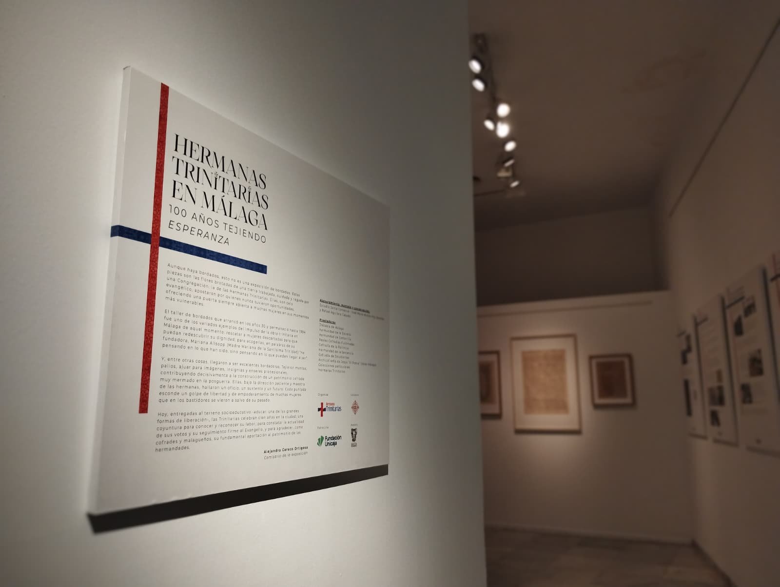 Exposición con motivo del centenario en Mákaga de las Hermanas Trinitarias