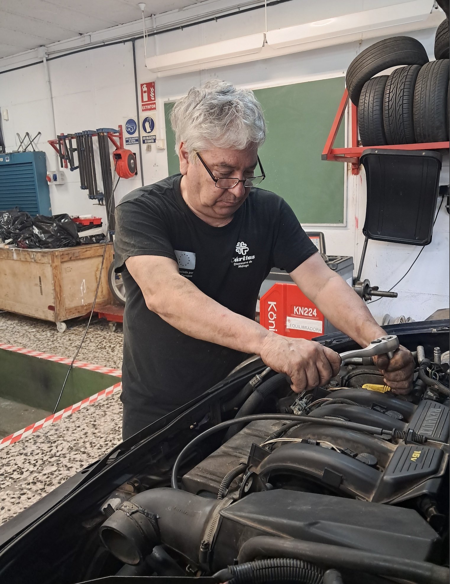 José Luis es inmigrante y se forma en el Centro de Formación para el Empleo Sagrada Familia de Cáritas
