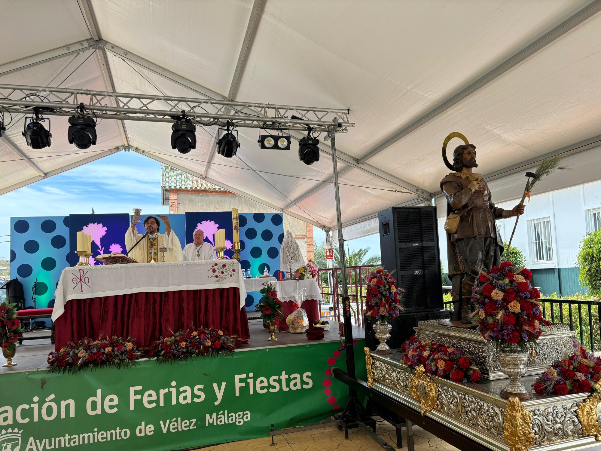 TRAPICHE. La parroquia de San Isidro celebra a su titular
