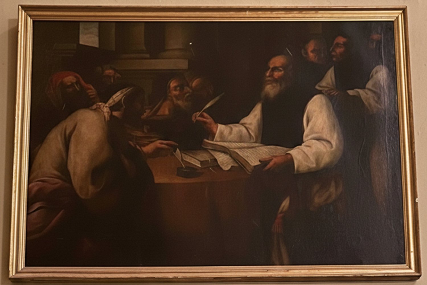 El cuadro del autor de la Vulgata, San Jerónimo, defendiendo la doctrina católica