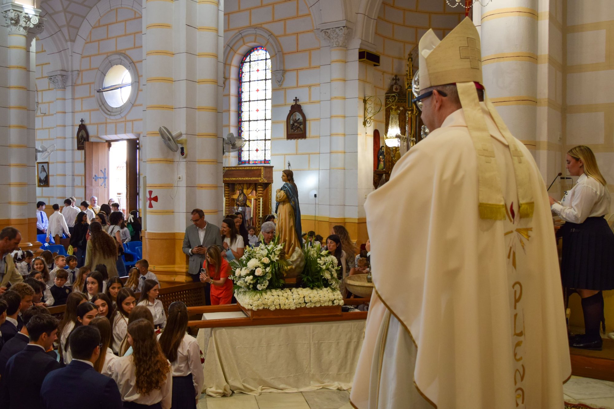 Rosario de la Aurora con la imagen de la Virgen del Buen Consejo