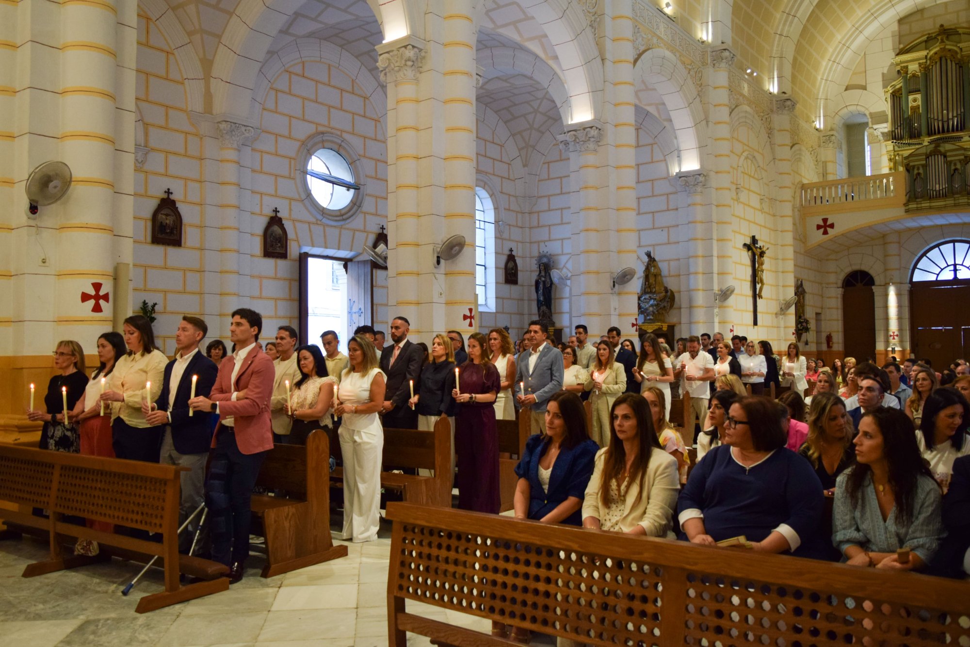 Celebración de la confirmación de 65 adultos de las parroquias de Melilla