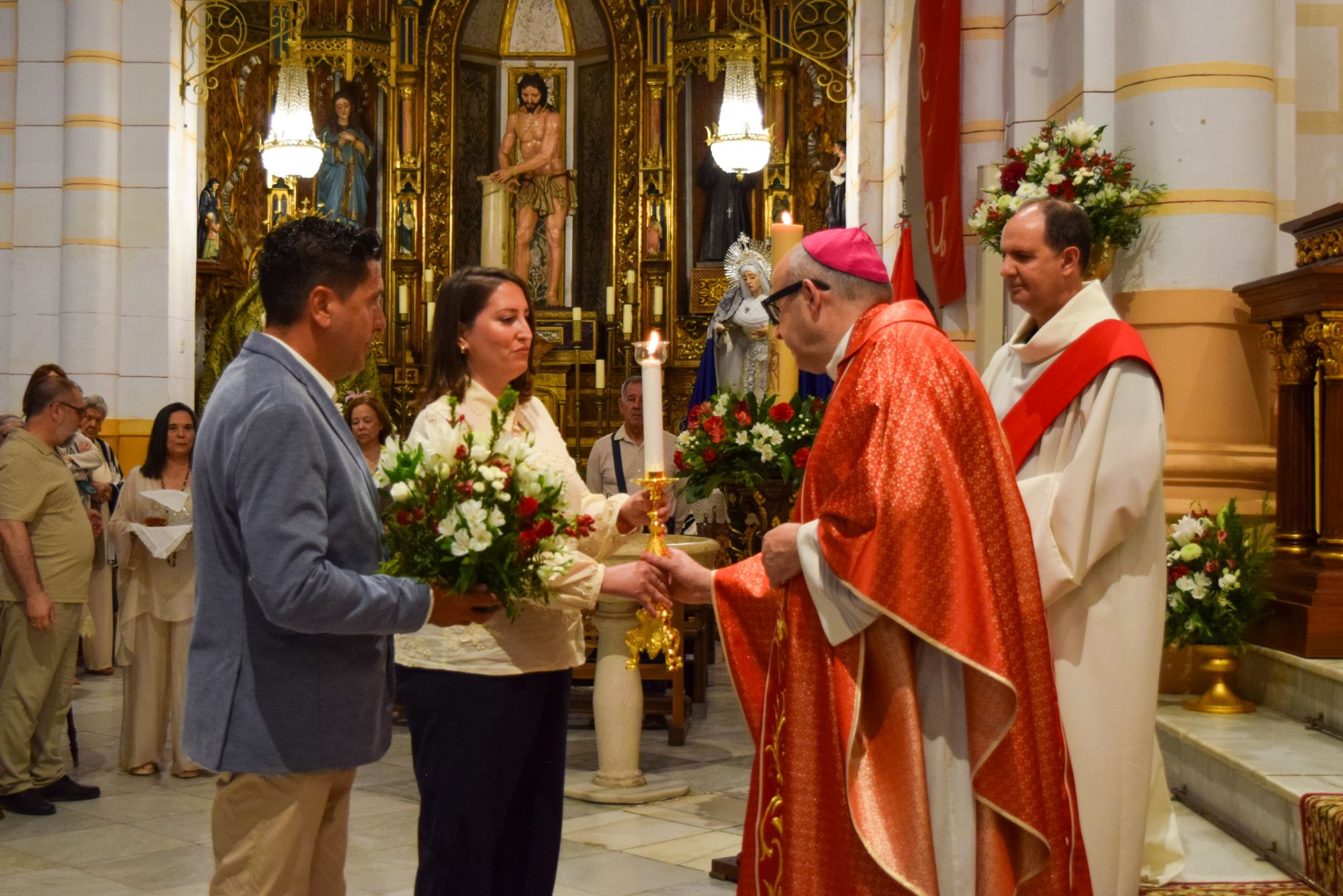 Celebración de la confirmación de 65 adultos de las parroquias de Melilla