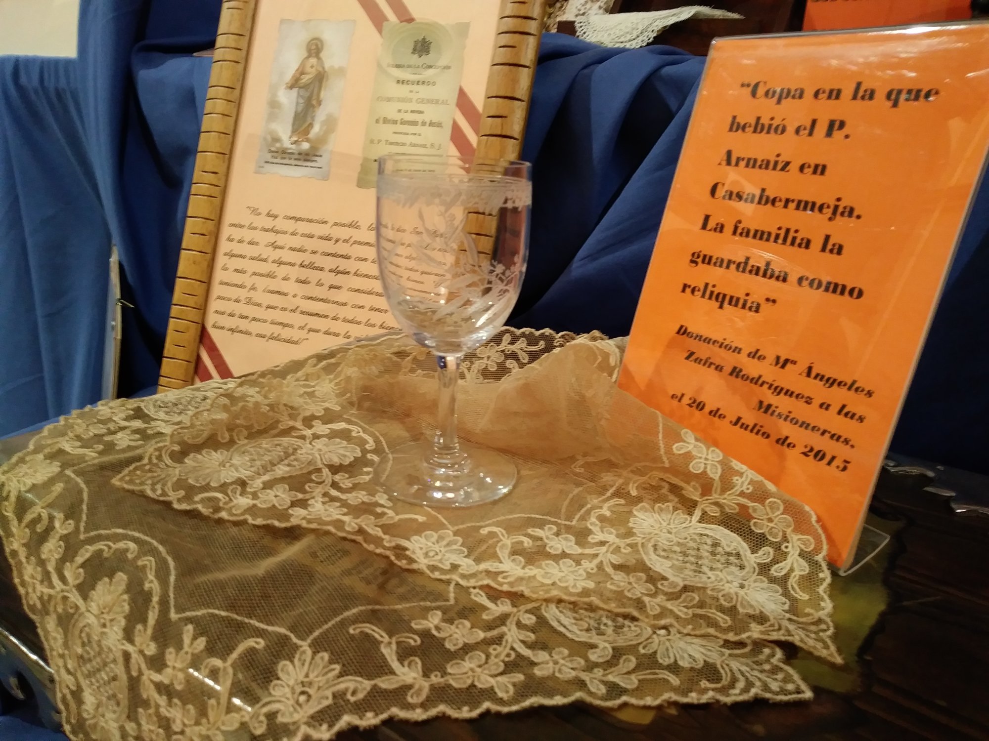 Una exposición con objetos del beato P. Arnaiz