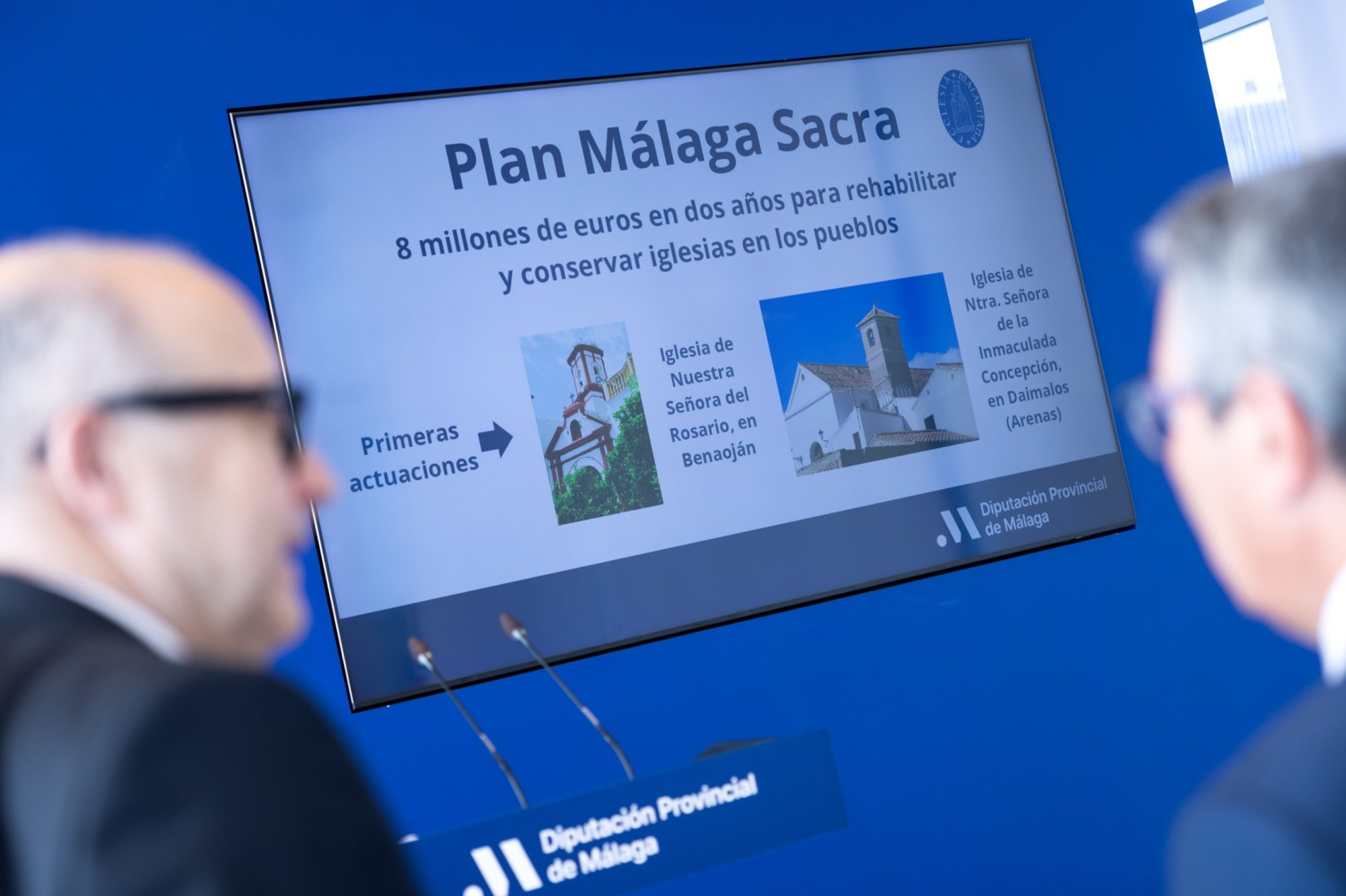 La Diputación destinará 8 millones a la rehabilitación de templos rurales con el plan "Málaga Sacra"