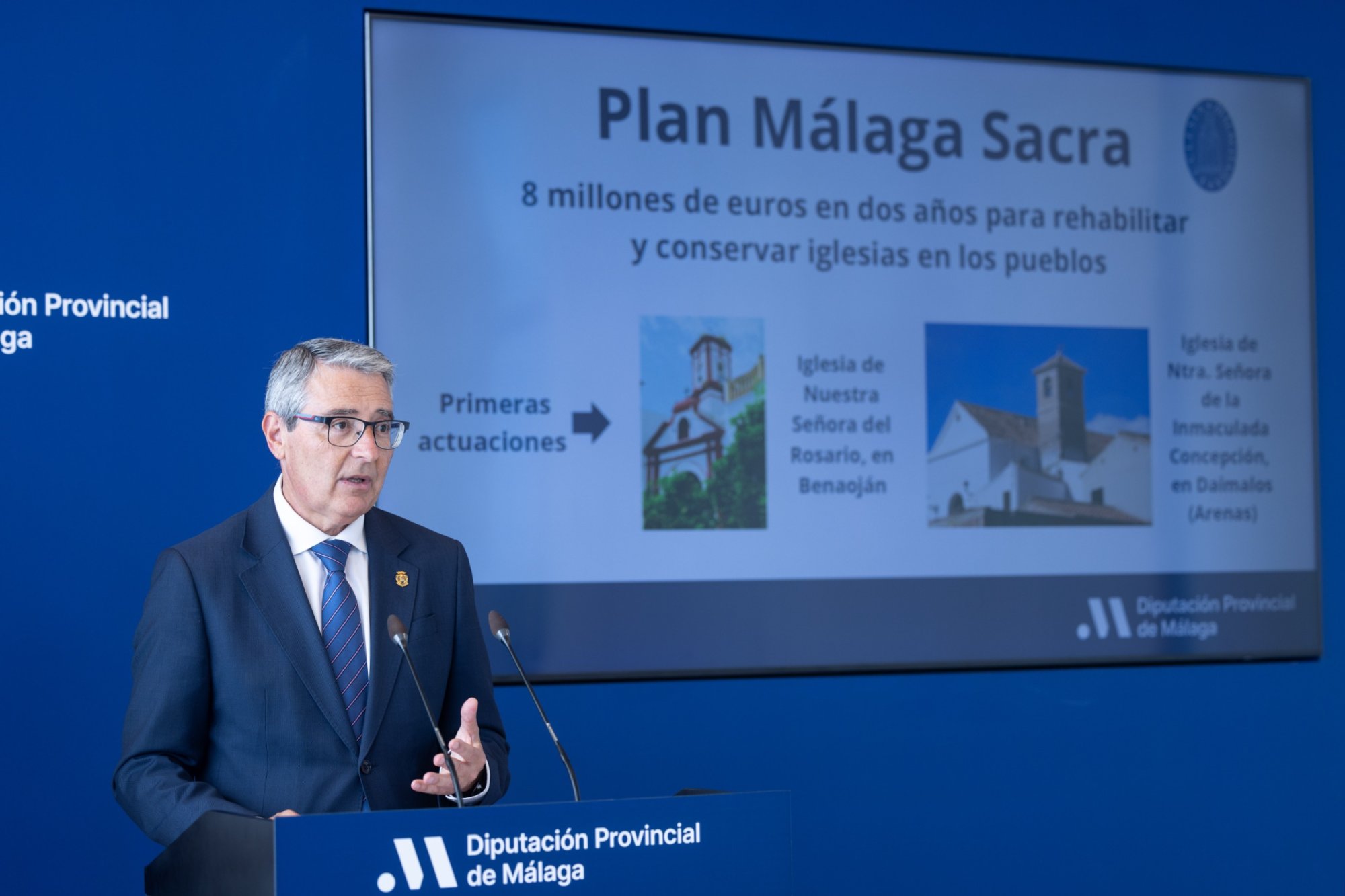 Firma del Plan "Málaga Sacra" para la rehabilitación de templos rurales