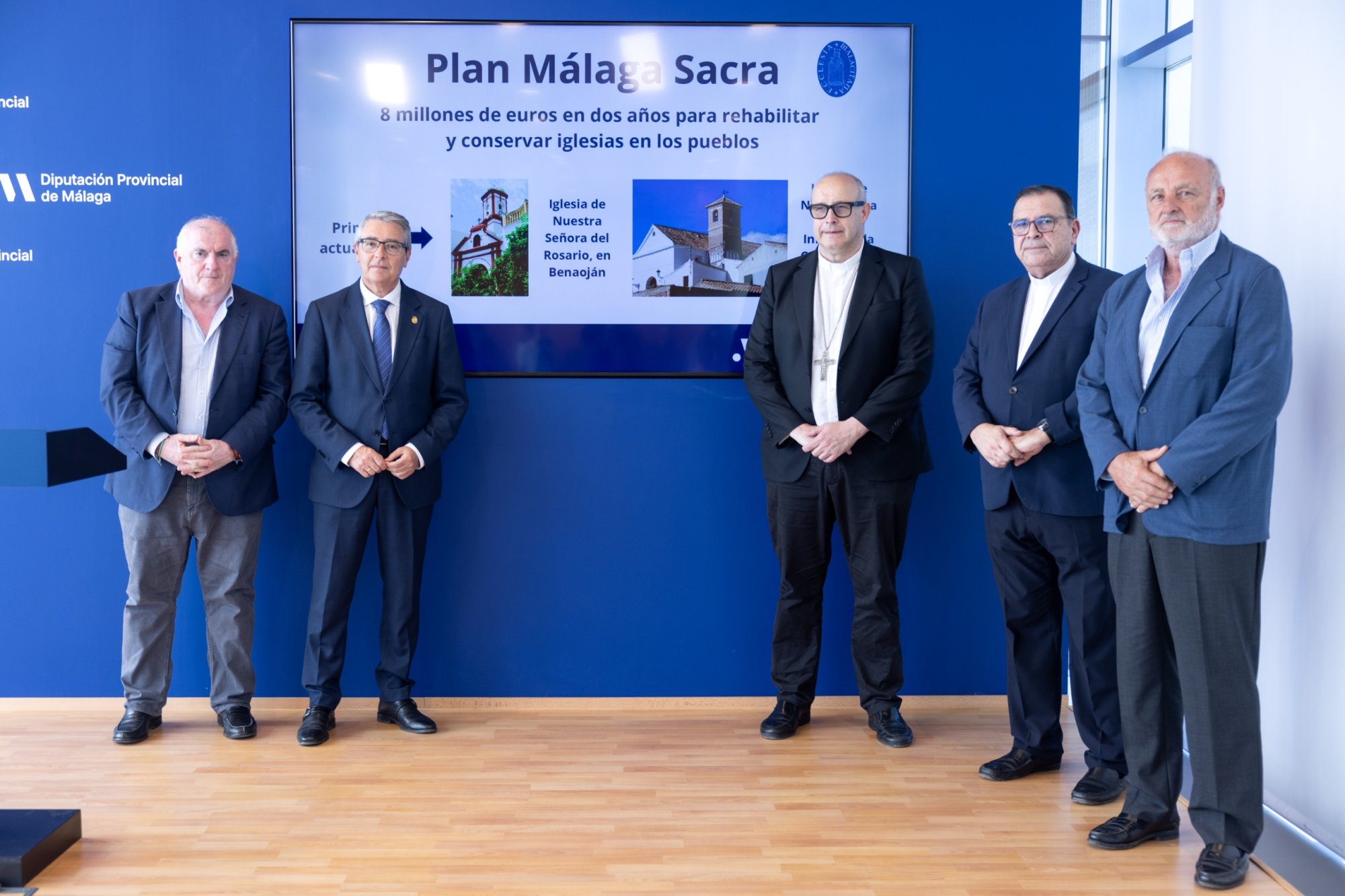 Firma del Plan "Málaga Sacra" para la rehabilitación de templos rurales