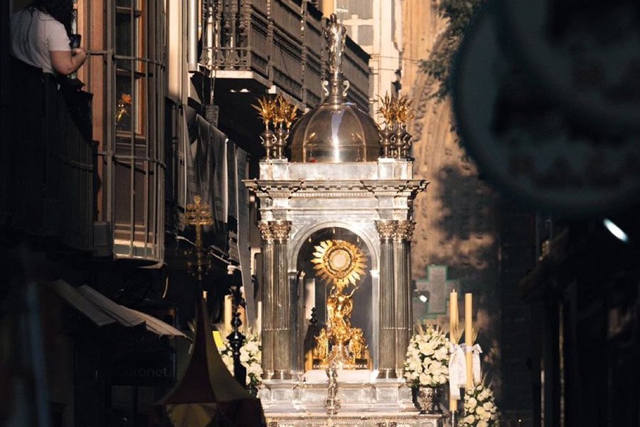Así será la procesión del Corpus Christi en Málaga
