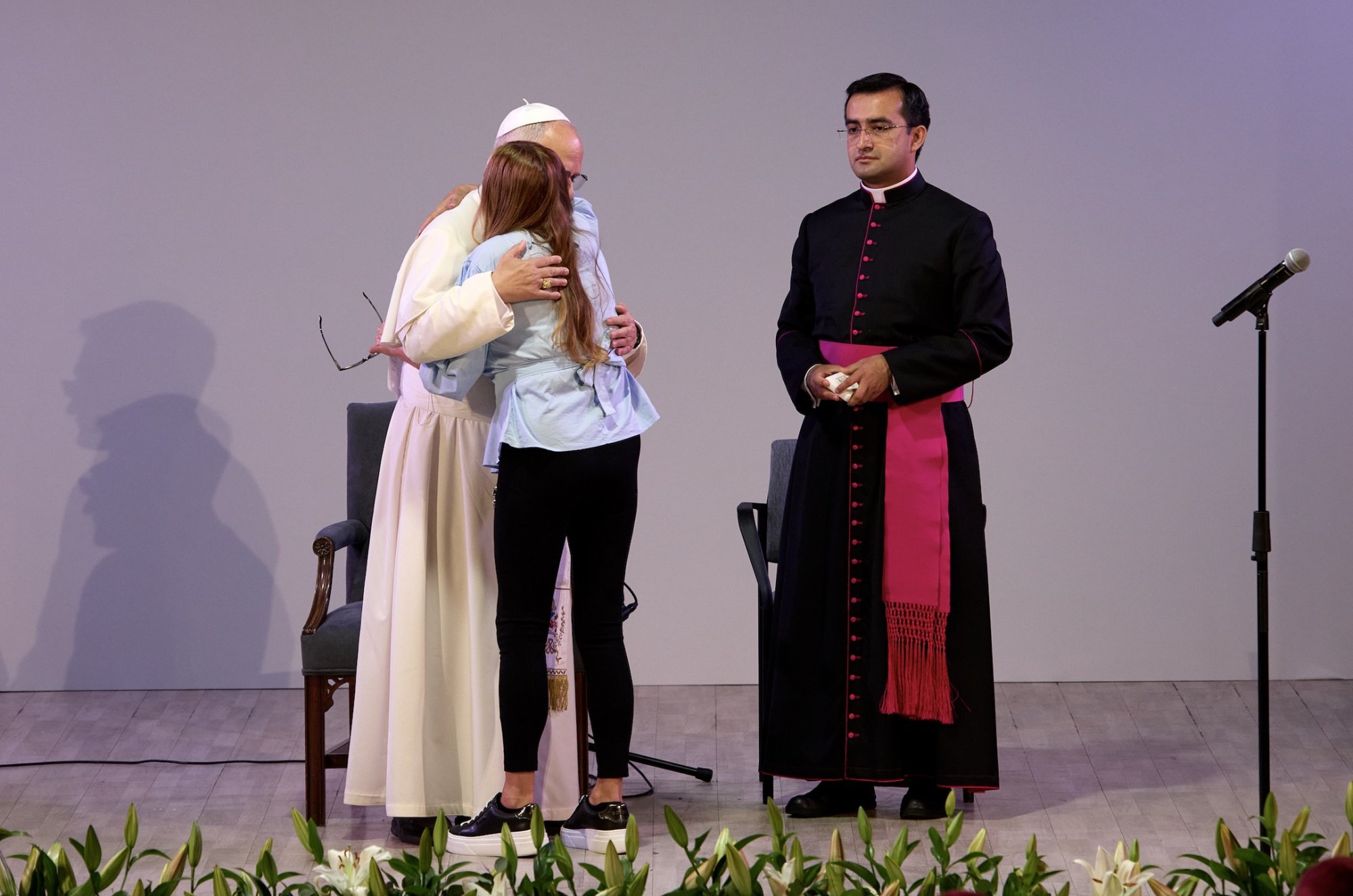 León XIV en la cárcel de Brians 1: «Su amor misericordioso está siempre por encima de cuánto bien o mal hayamos hecho»