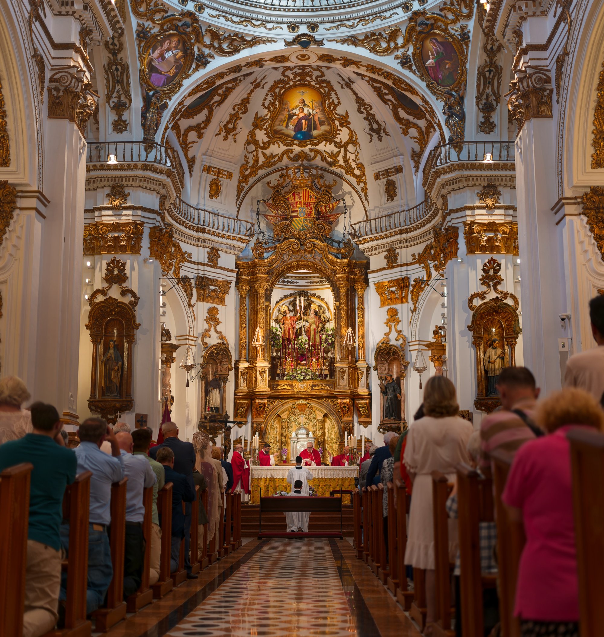 Misa en la iglesia de los Santos Mártires en la fiesta de San Ciriaco y Santa Paula 2026