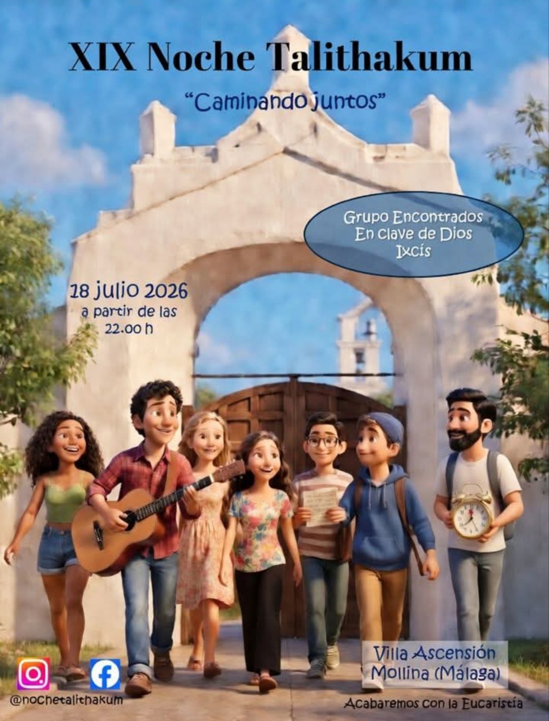 La Noche Talithakum invita a caminar juntos de la mano del arte y la oración en su XIX edición