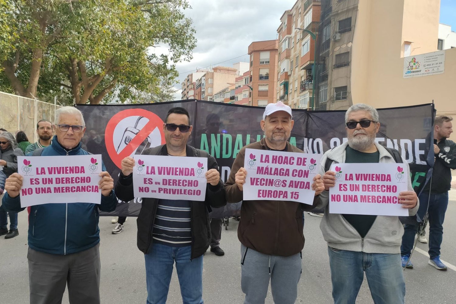 La HOAC de Málaga se une a la manifestación por la vivienda