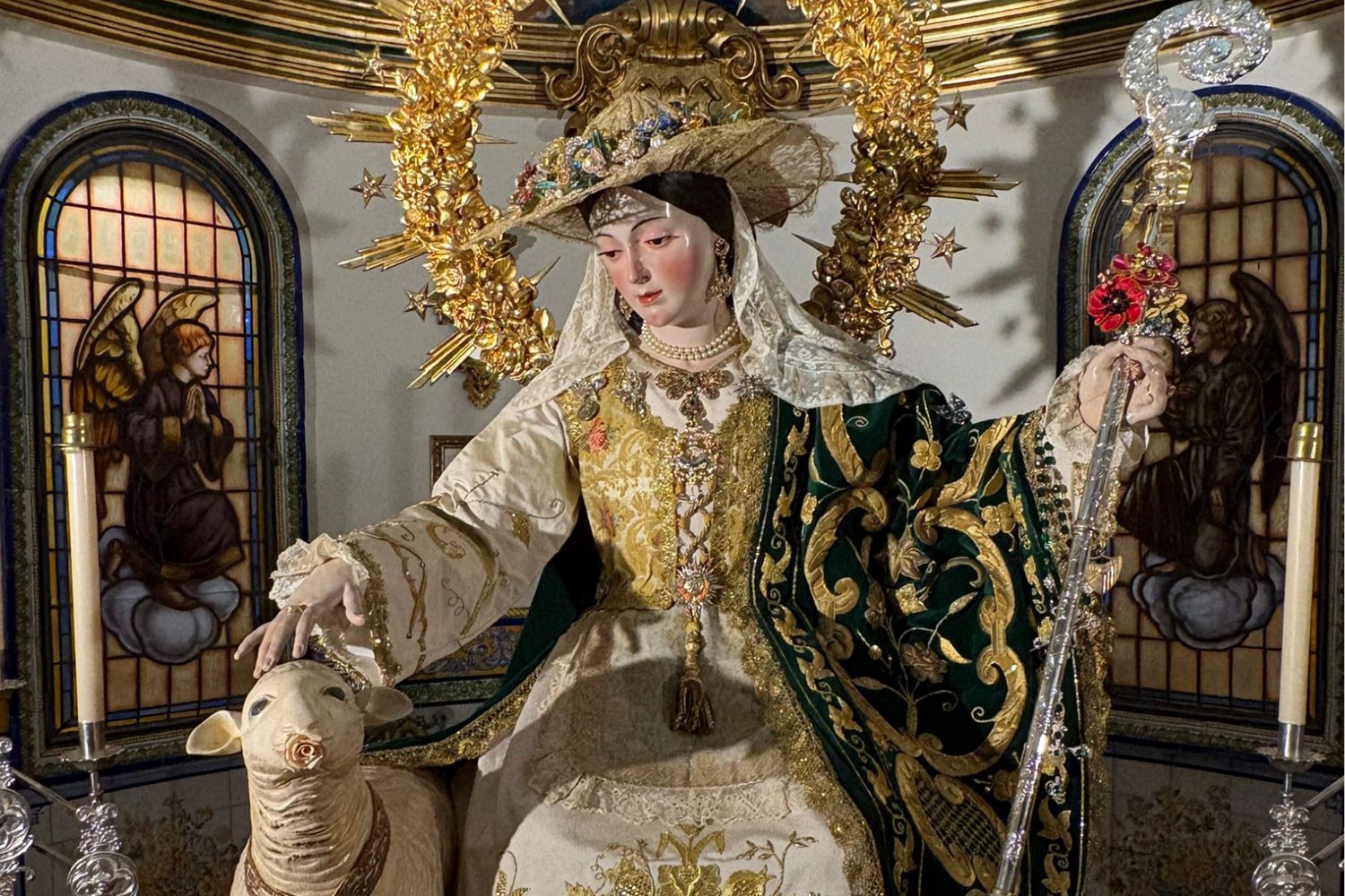 Los venezolanos en Málaga piden la intercesión a la Divina Pastora