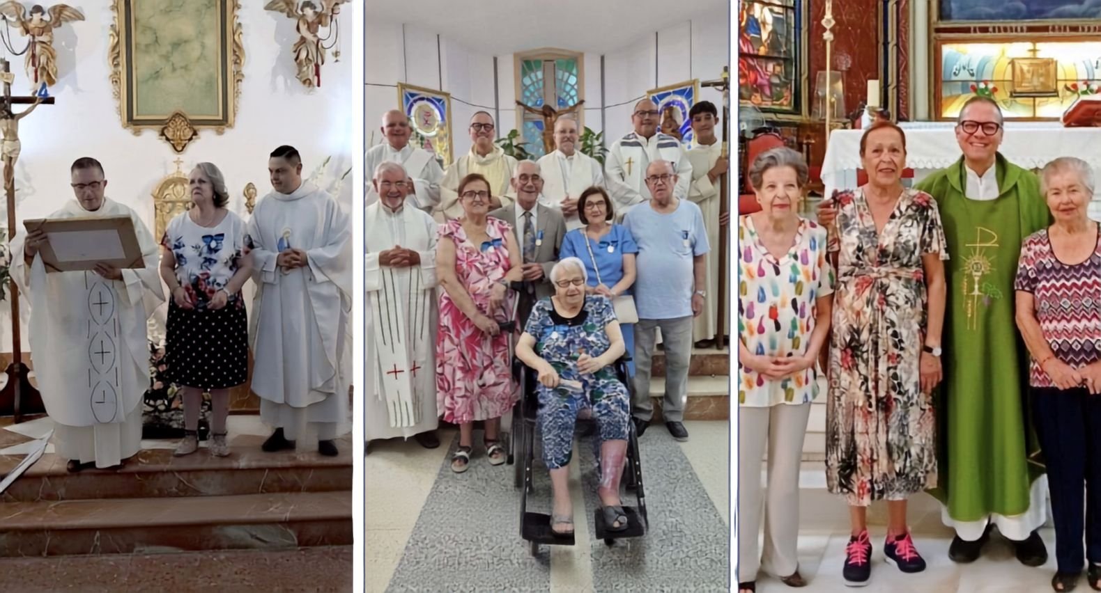 Homenaje a fieles de Salto del Negro, el Rosario y Cristo Rey