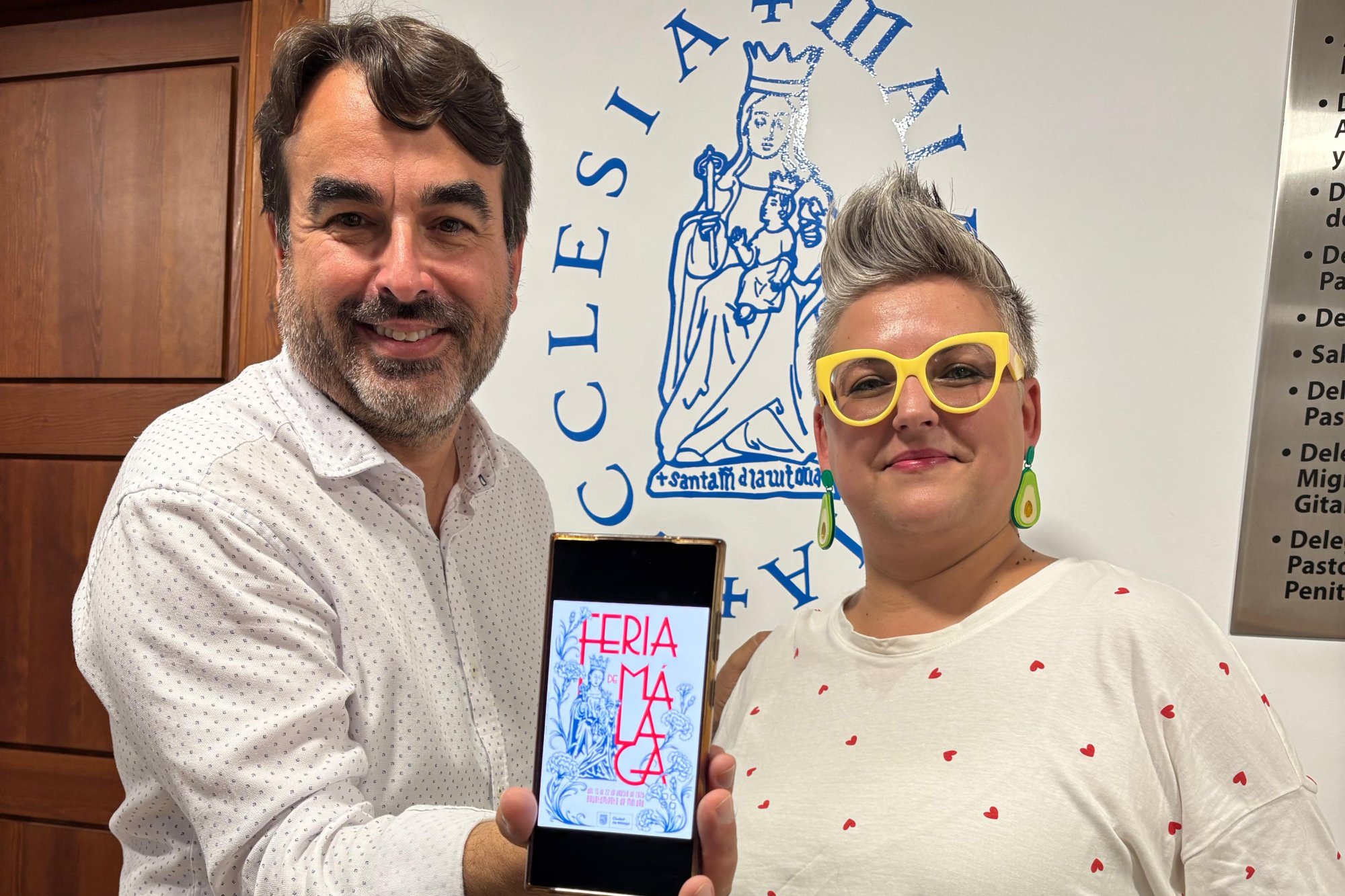 Patricia Castro: «Tenía muy claro que la Virgen de la Victoria estaría en el cartel que yo presentara»