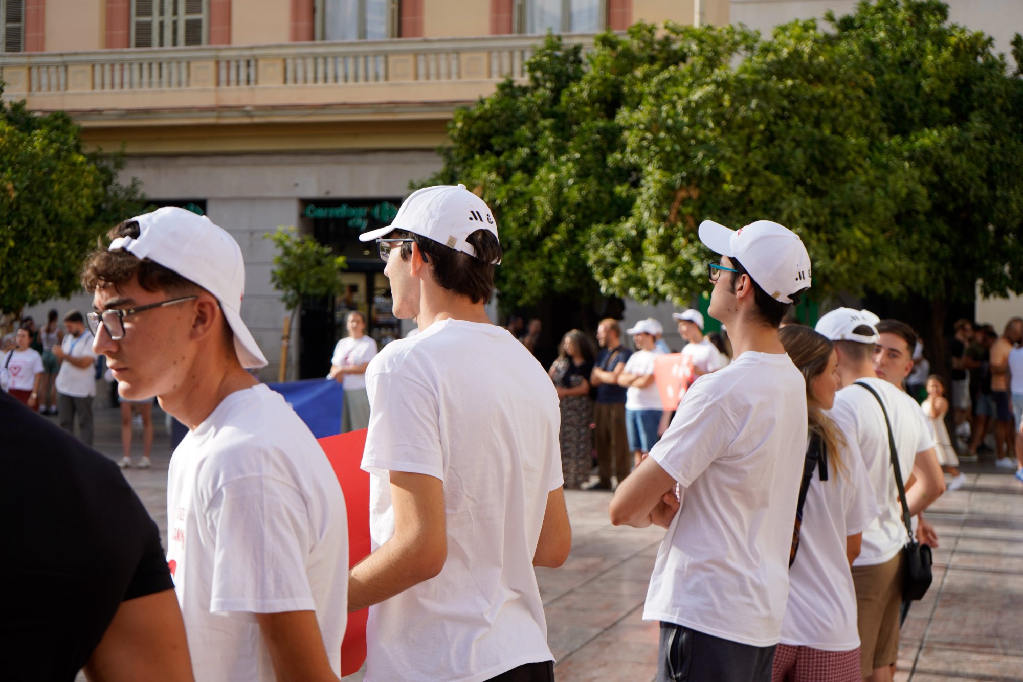 Los jóvenes del CTL participan en el Círculo del Silencio