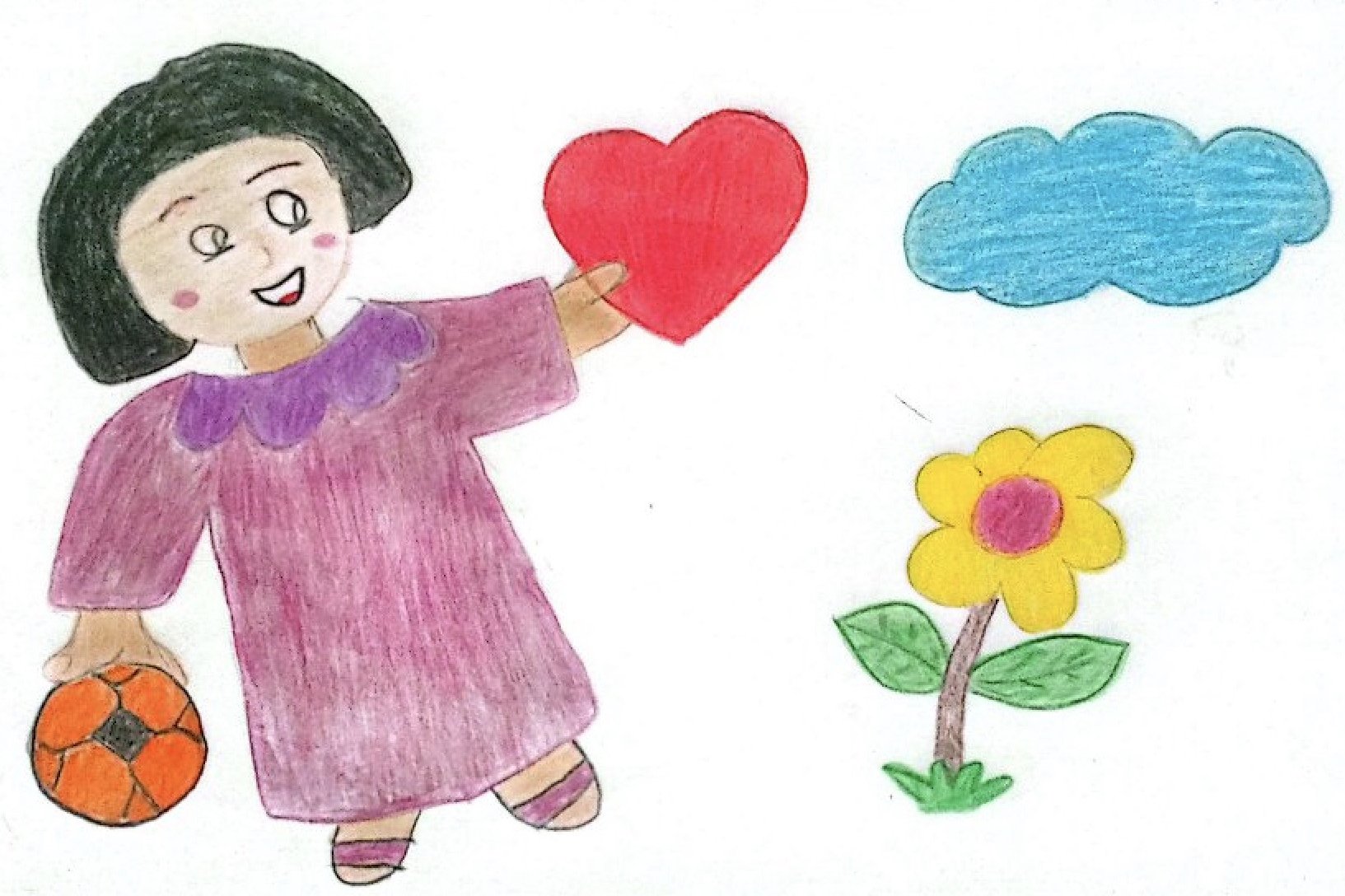 Los niños y niñas de la Misión Diocesana, en un concurso de dibujo