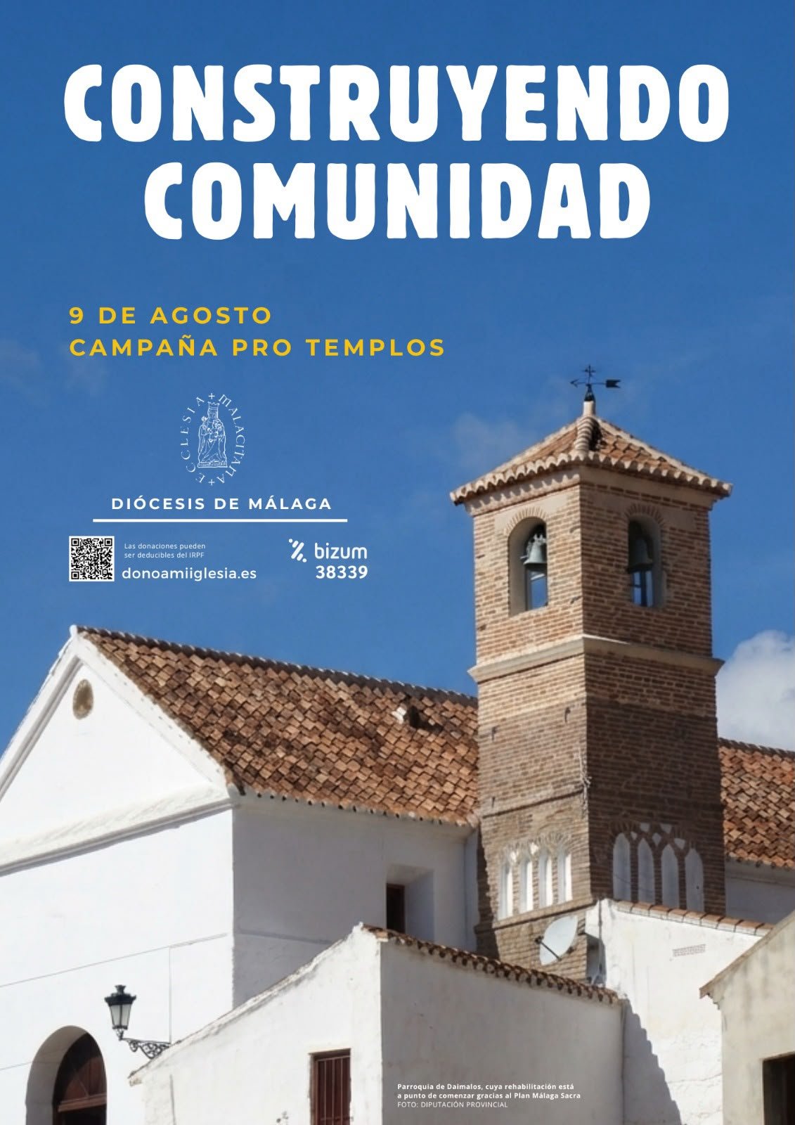 Cartel de la campaña Pro Templos 2026