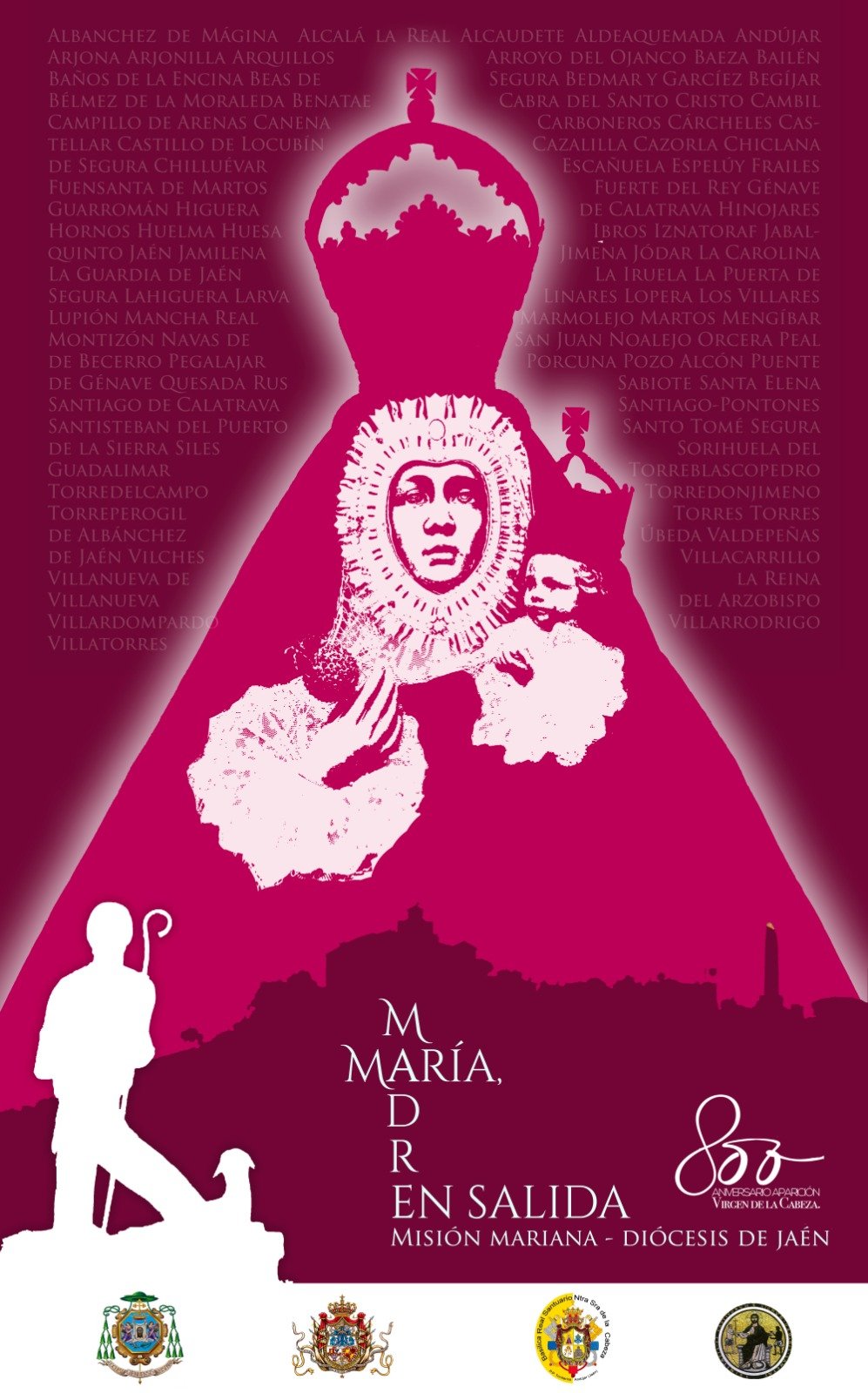 Cartel de la Misión Mariana de Santa María de la Cabeza