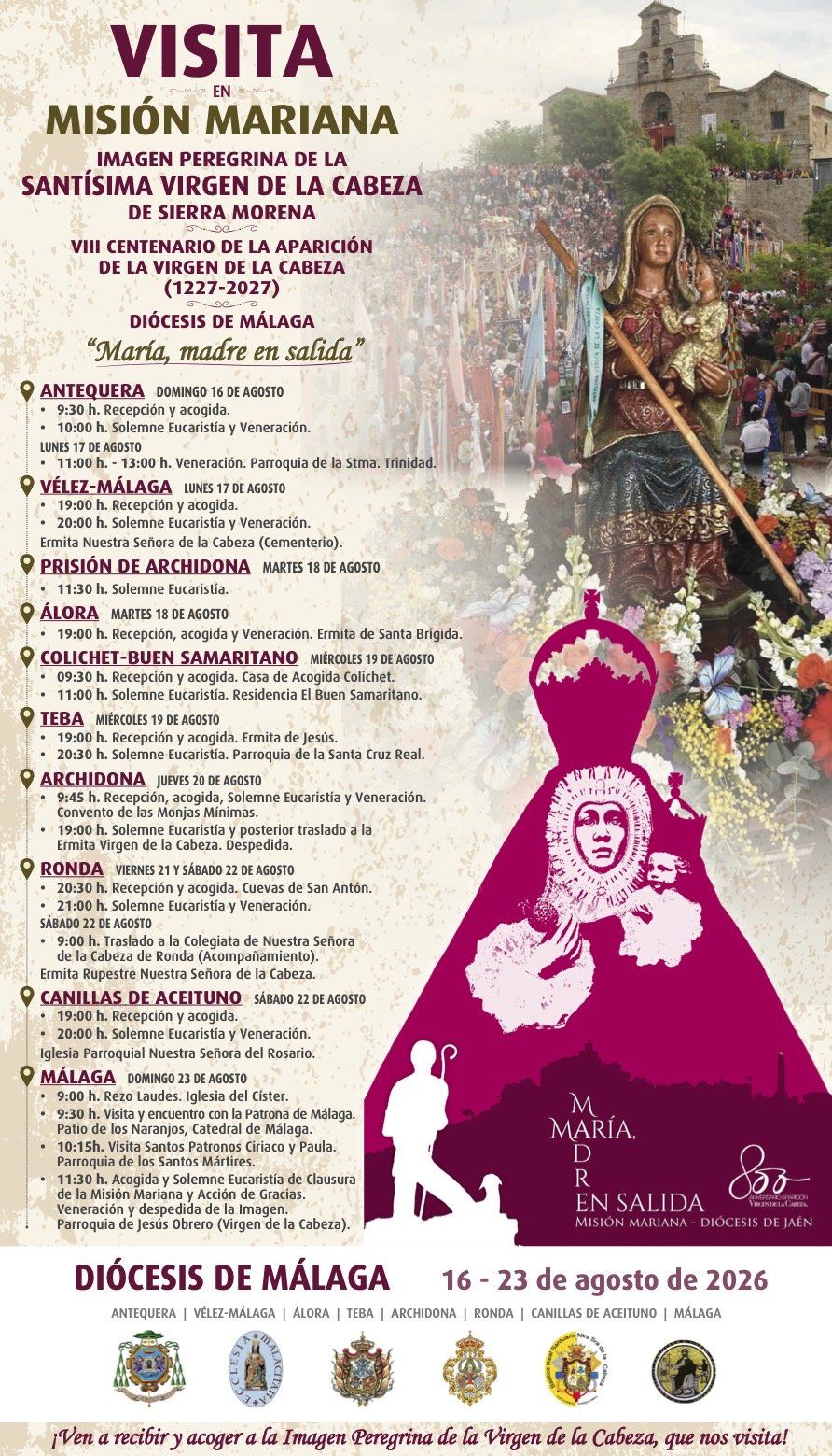 Programa de la Misión Mariana en la Diócesis