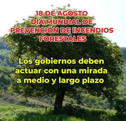 El Movimiento Rural Cristiano ante el Día Mundial de Prevención de los Fuegos Forestales