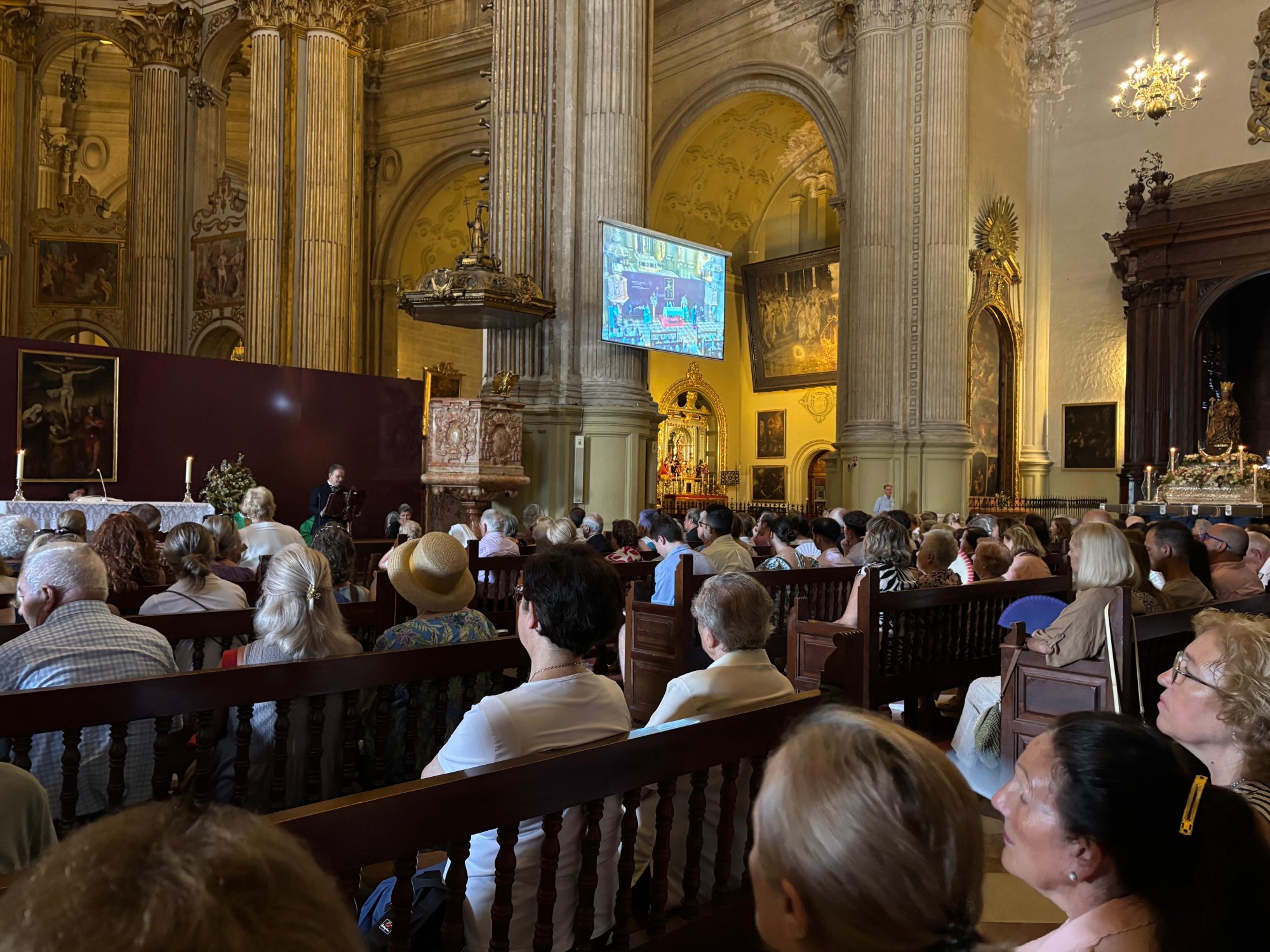 Traslado de la Virgen de la Victoria desde su Santuario a la Catedral el domingo 23 de agosto