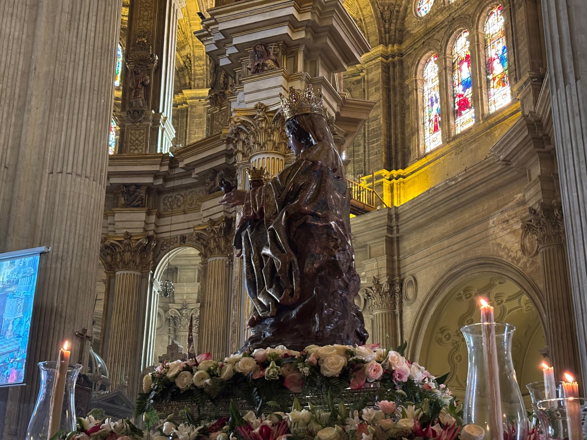 Traslado de la Virgen de la Victoria desde su Santuario a la Catedral el domingo 23 de agosto