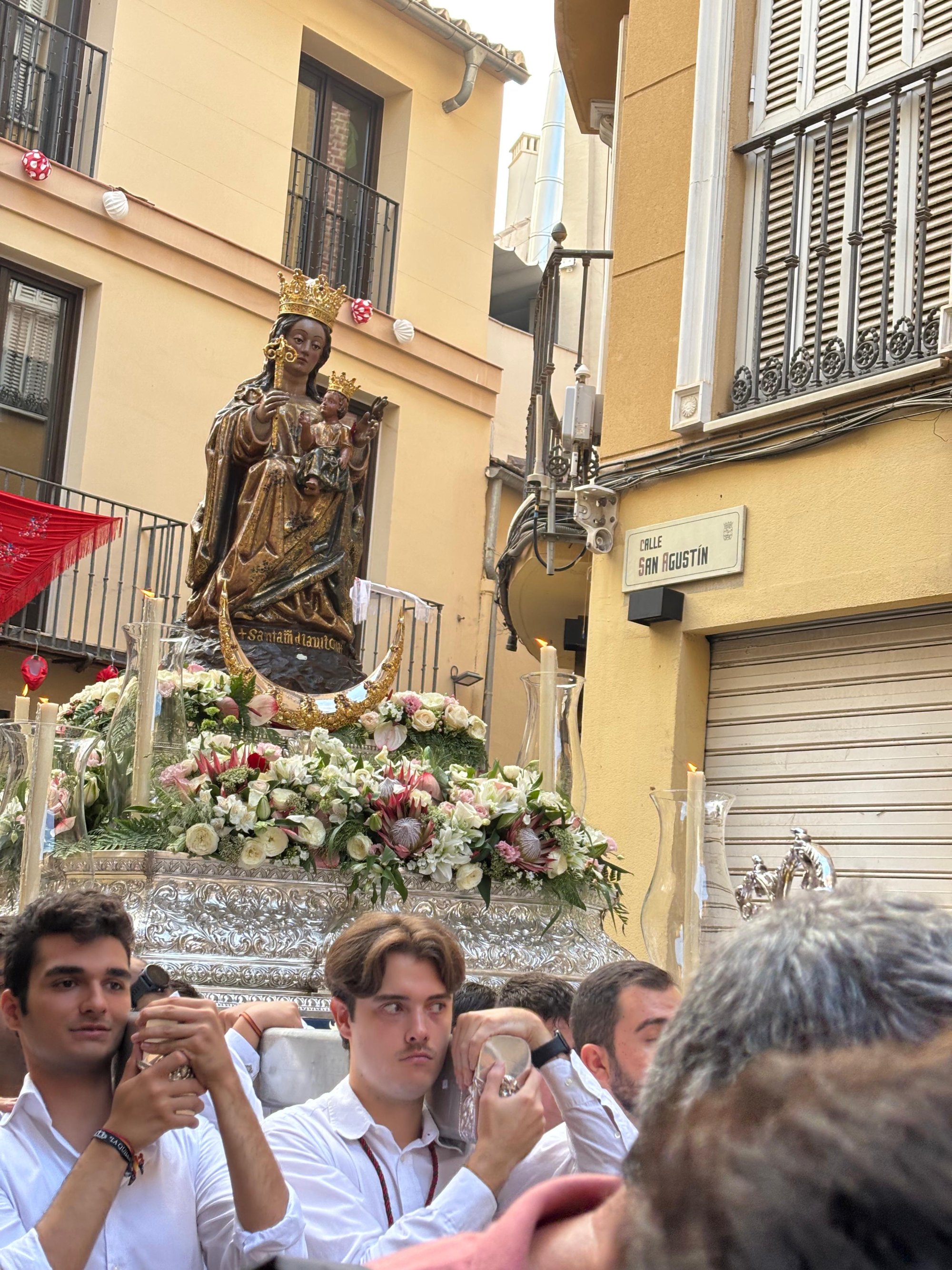 Traslado de la Virgen de la Victoria desde su Santuario a la Catedral el domingo 23 de agosto