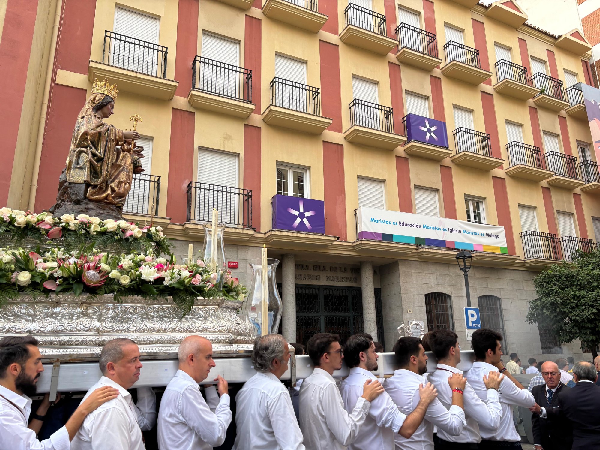 Traslado de la Virgen de la Victoria desde su Santuario a la Catedral el domingo 23 de agosto