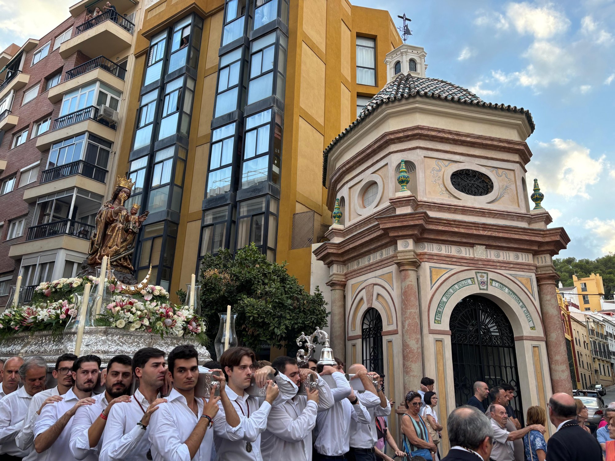 Traslado de la Virgen de la Victoria desde su Santuario a la Catedral el domingo 23 de agosto