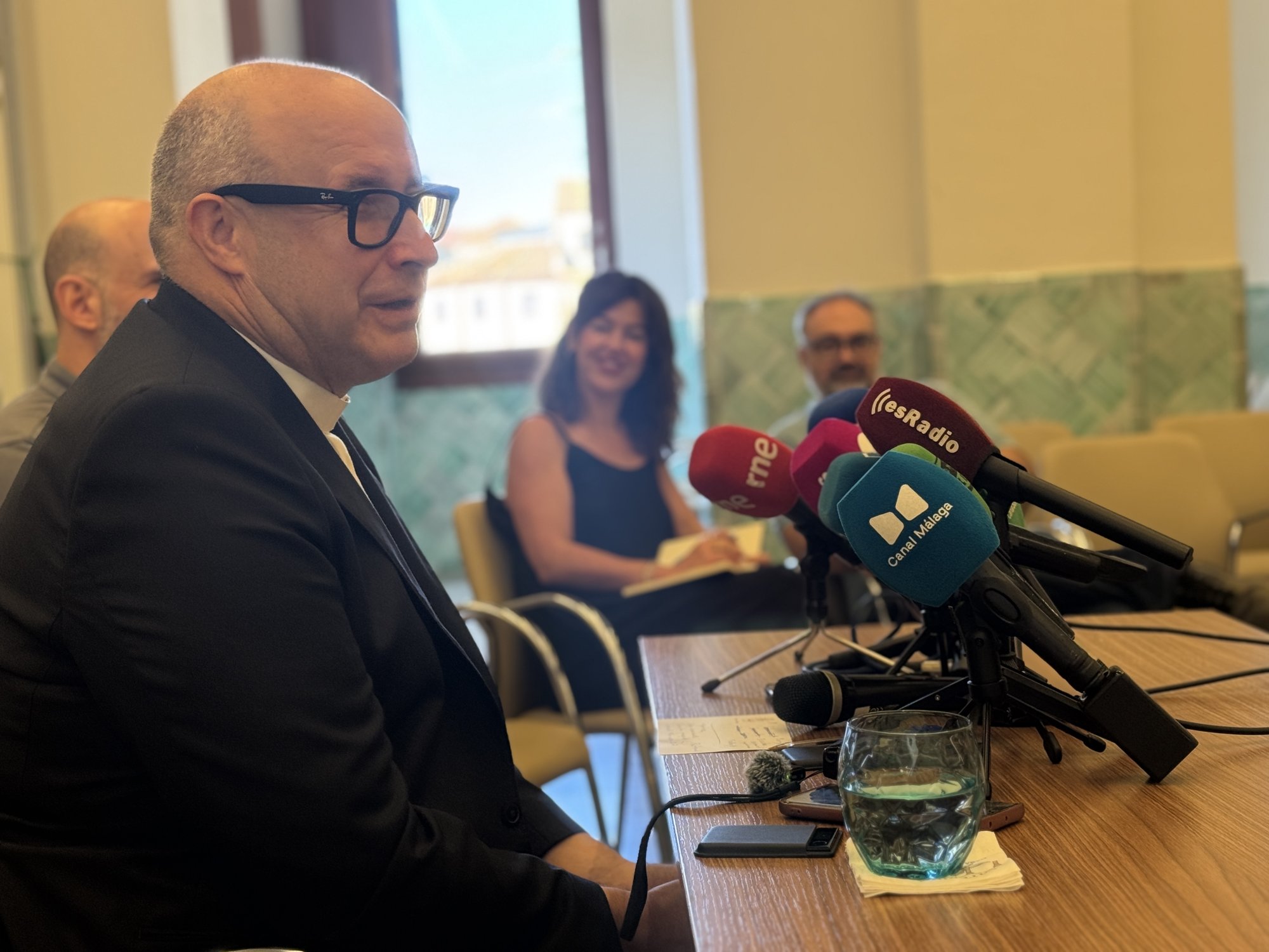 Desayuno informativo con el Obispo con motivo de su primer aniversario en Málaga