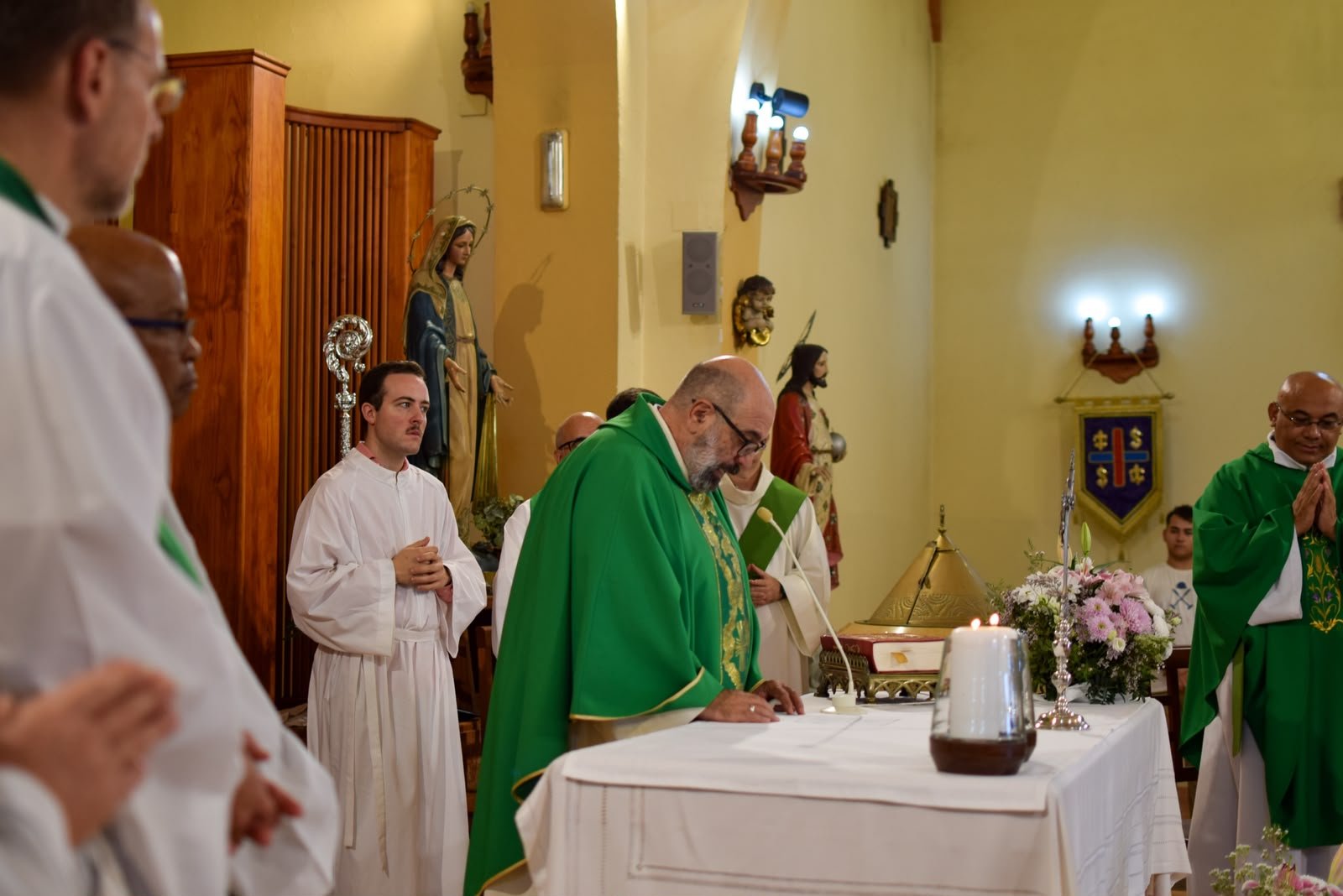 Toma de posesión de Antonio J. Sosa en Santa María Micaela