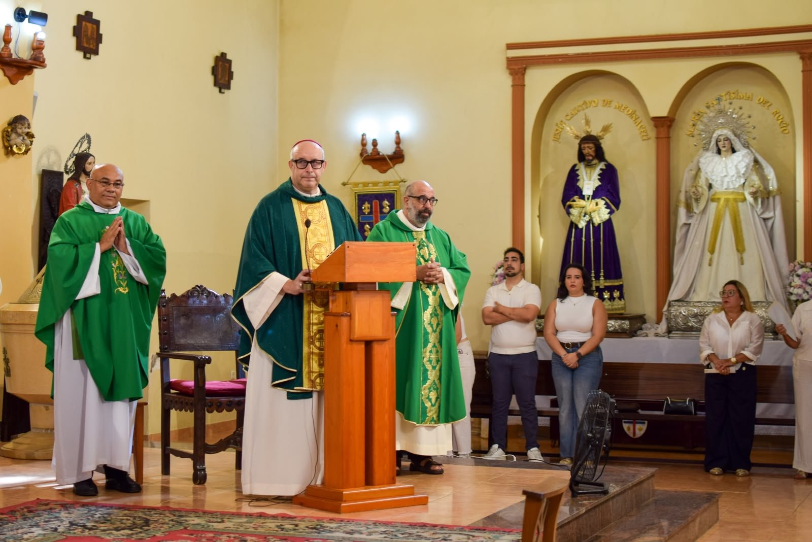 Toma de posesión de Antonio J. Sosa en Santa María Micaela