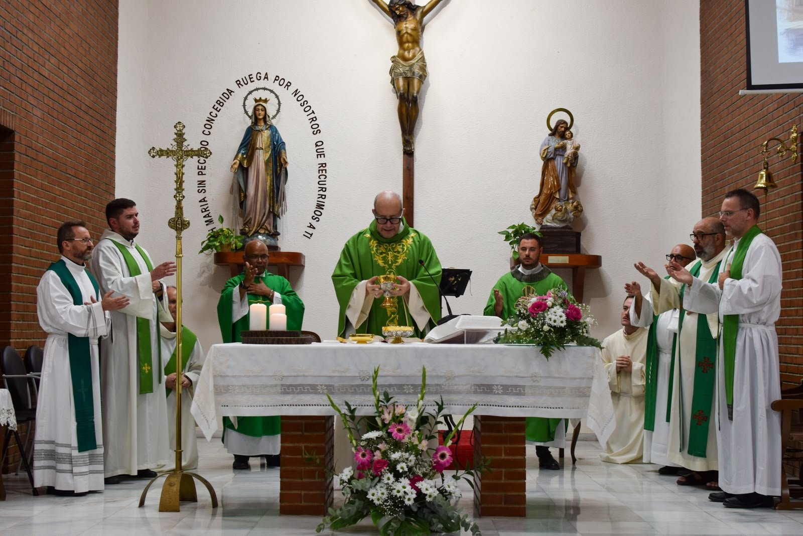 Toma de posesión de Daniel Gutiérrez de la parroquia de San Agustín