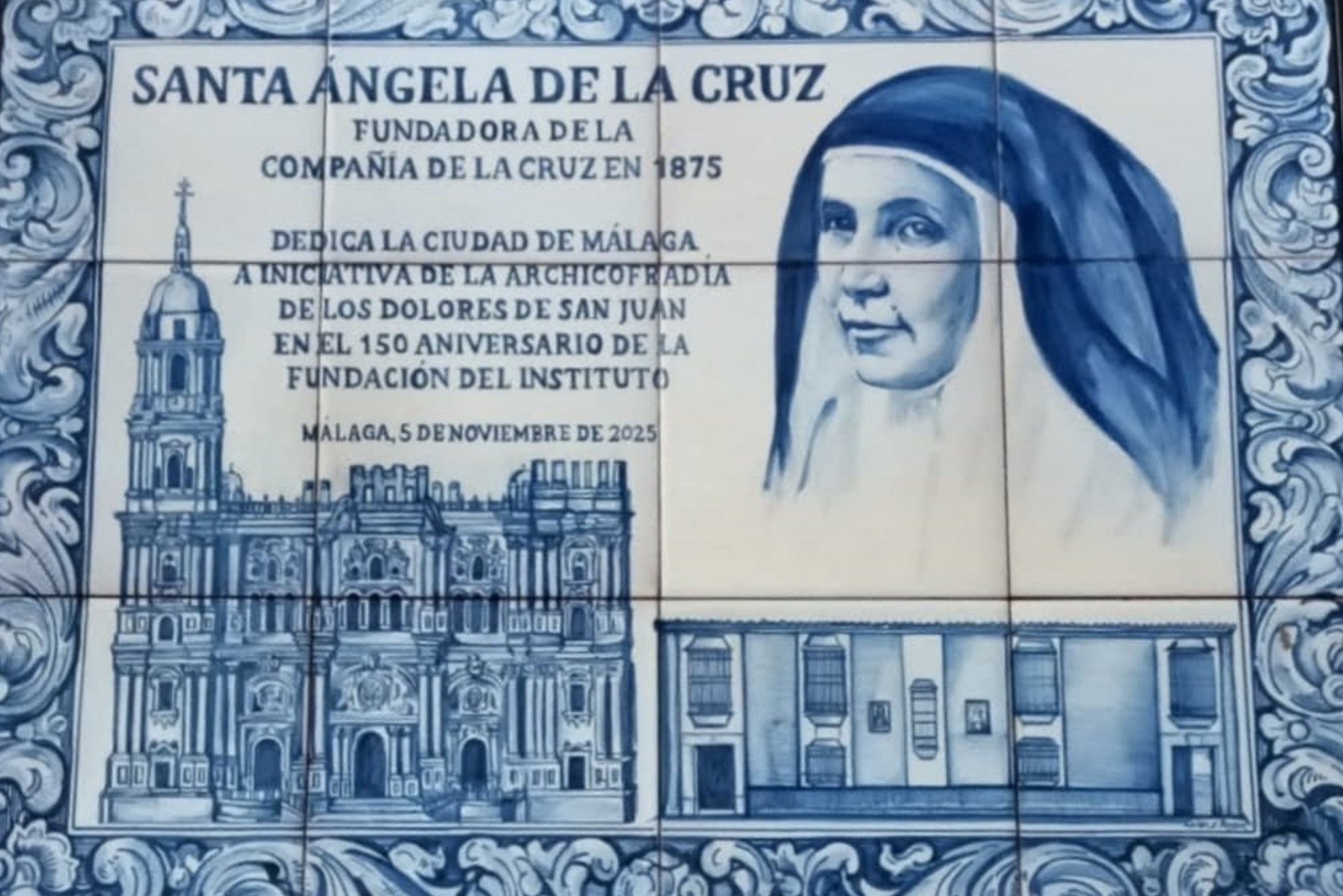 Se inaugura la calle dedicada a santa Ángela de la Cruz