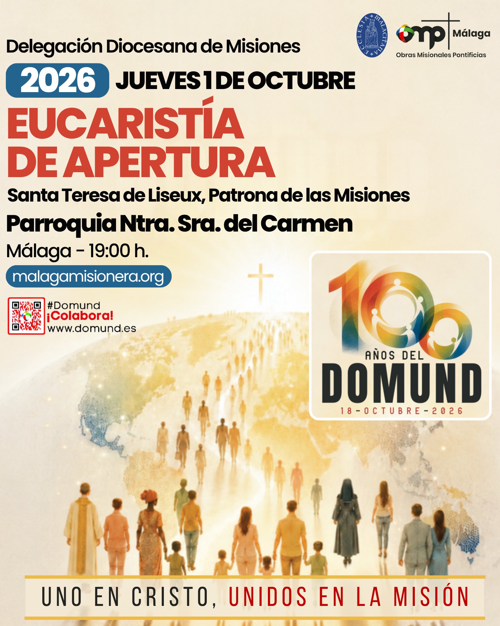 Hoy comienza el Octubre Misionero. Unidos en la misión